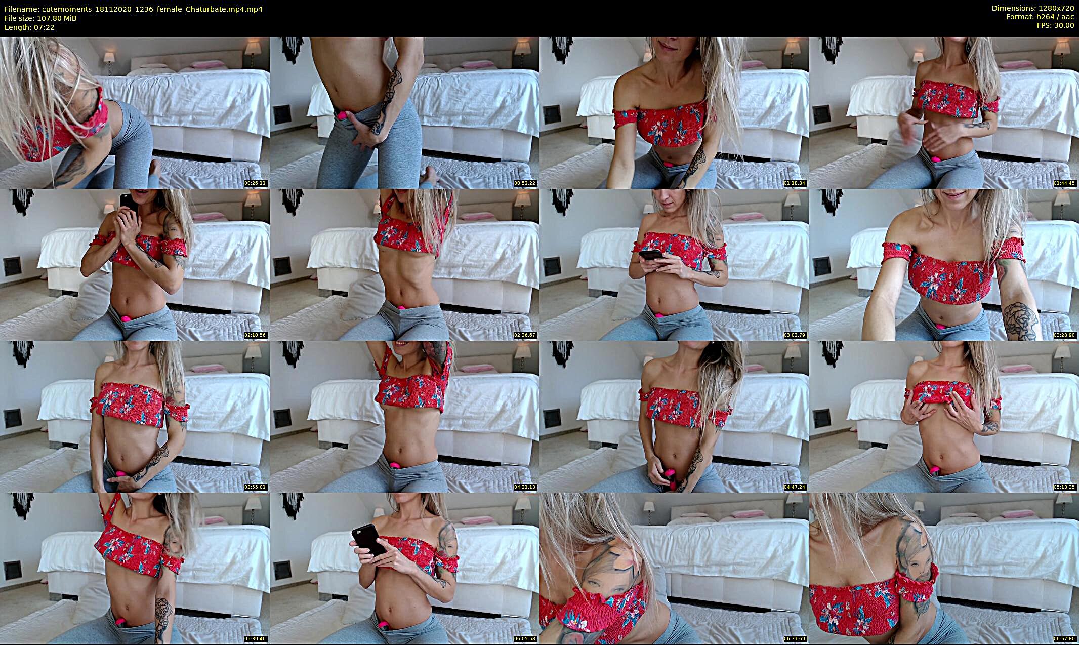 cutemoments — 8 minute Chaturbate female cam show recording, 720p, Nov 18, 2020