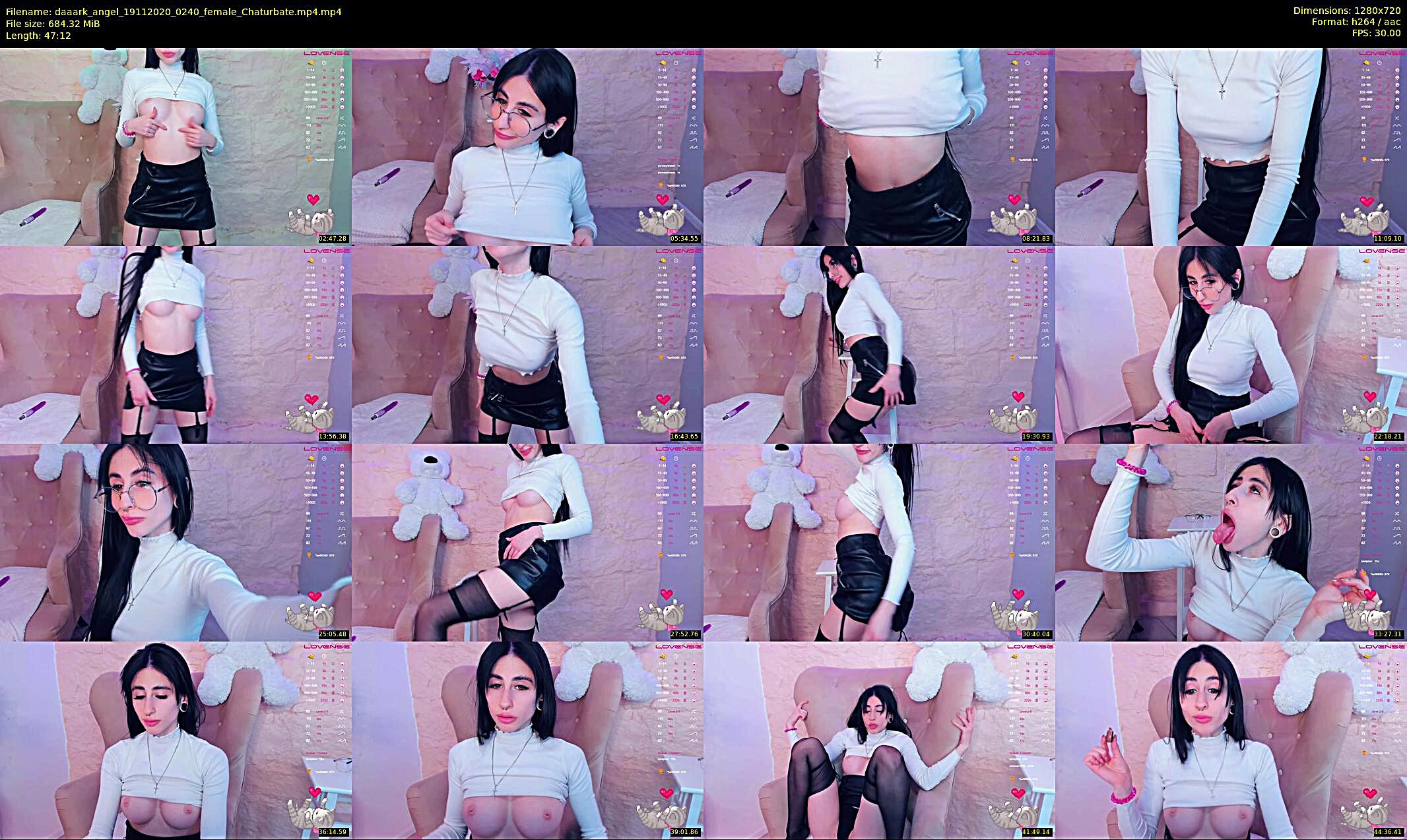daaark_angel — 48 minute Chaturbate female cam show recording, 720p, Nov 19, 2020
