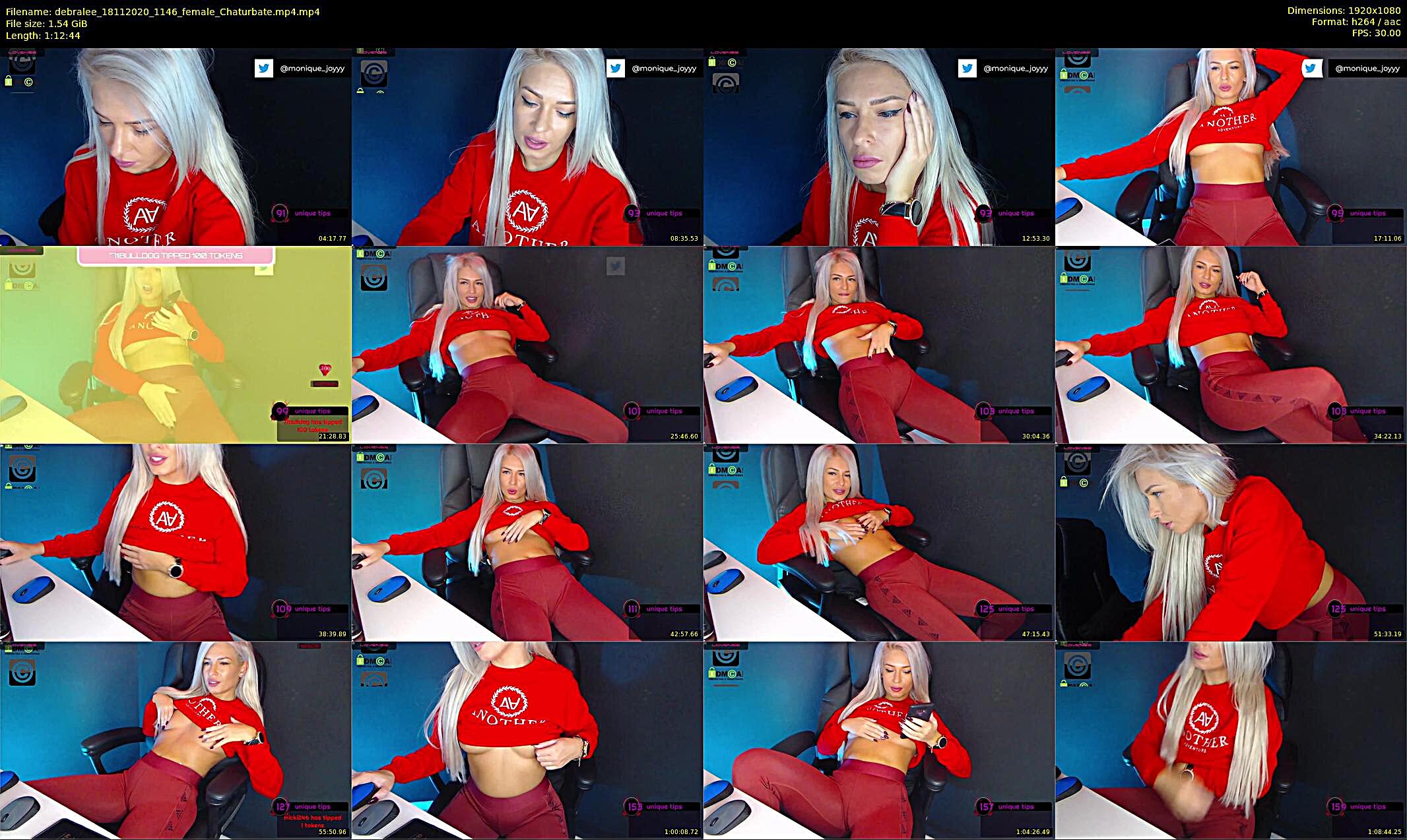 debralee — 73 minute Chaturbate female cam show recording, 1080p, Nov 18, 2020