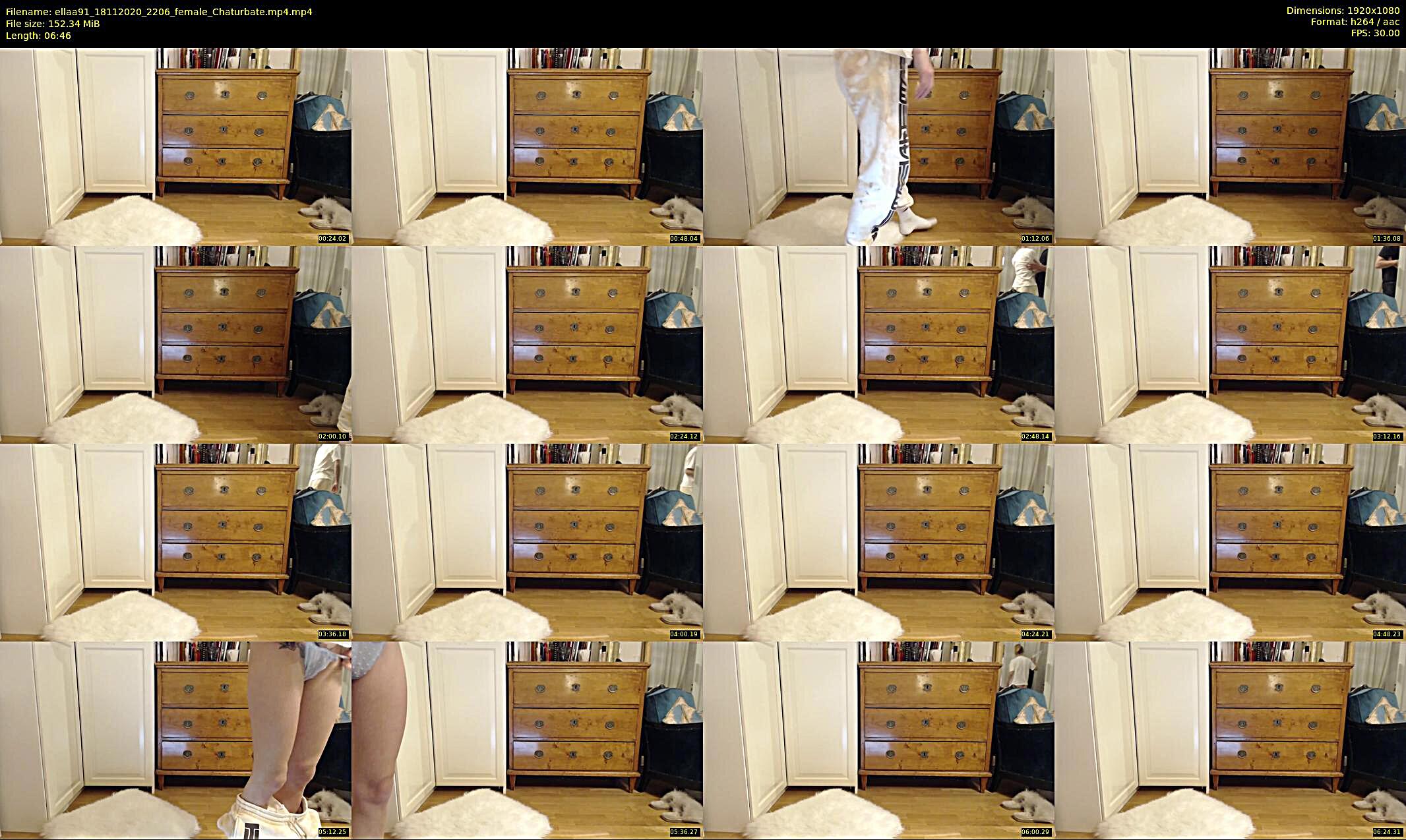 ellaa91 — 7 minute Chaturbate female cam show recording, 1080p, Nov 18, 2020