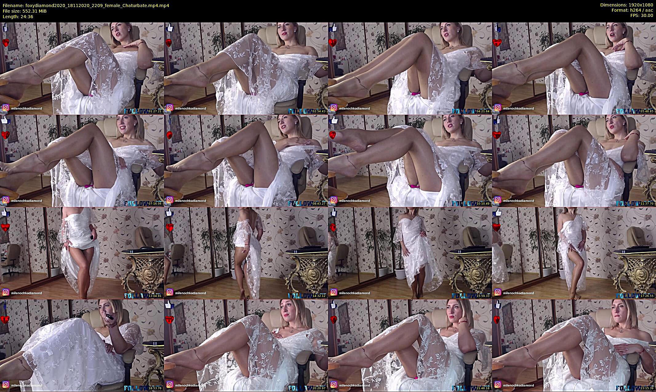 foxydiamond2020 — 25 minute Chaturbate female cam show recording, 1080p, Nov 18, 2020