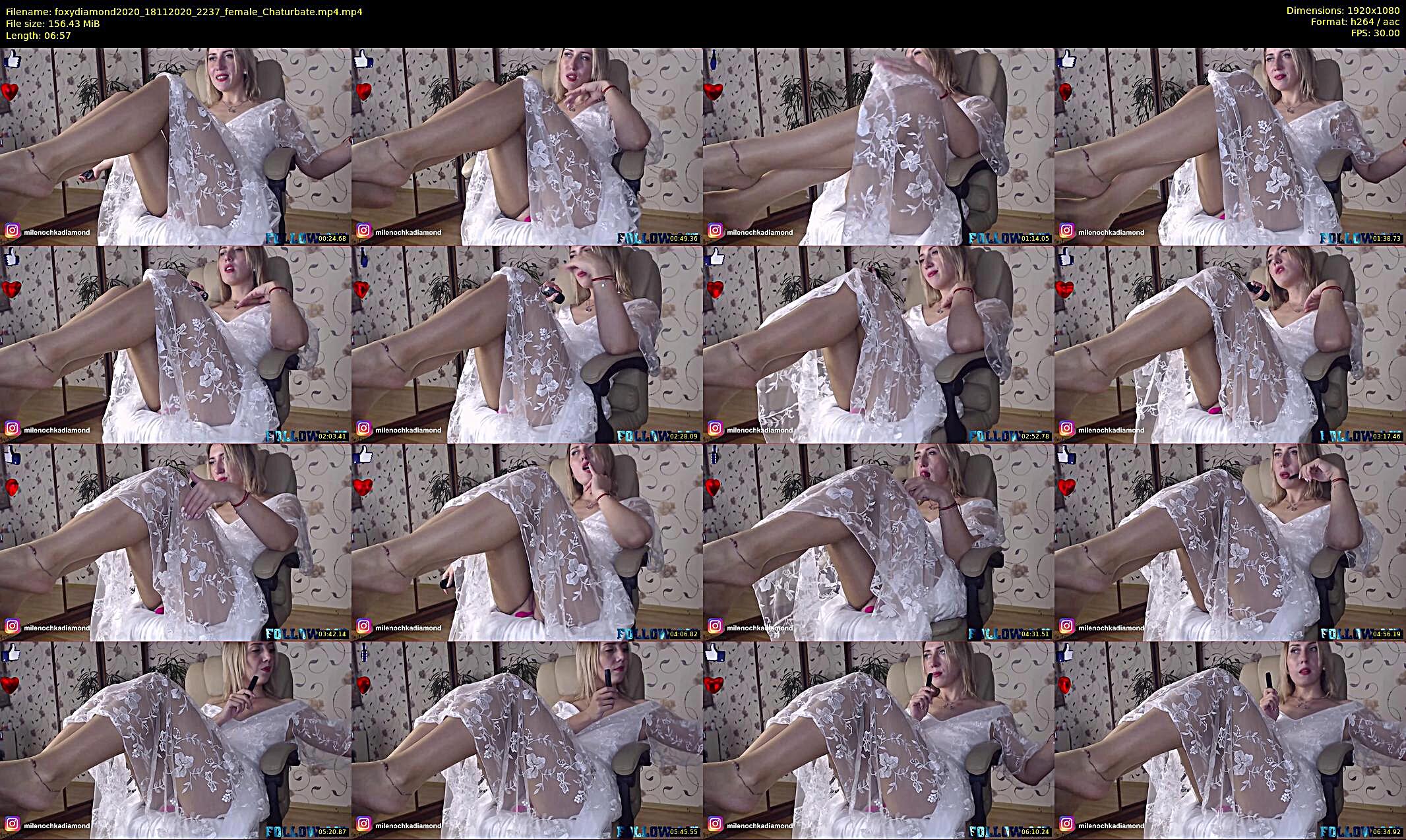 foxydiamond2020 — 7 minute Chaturbate female cam show recording, 1080p, Nov 18, 2020