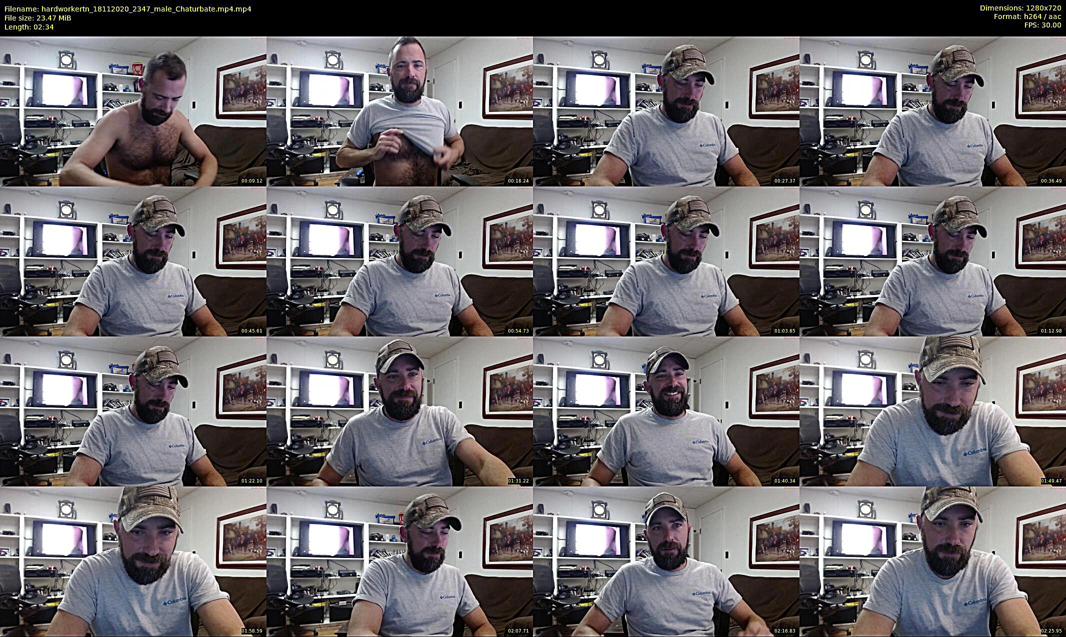 hardworkertn — 3 minute Chaturbate male cam show recording, 720p, Nov 18, 2020