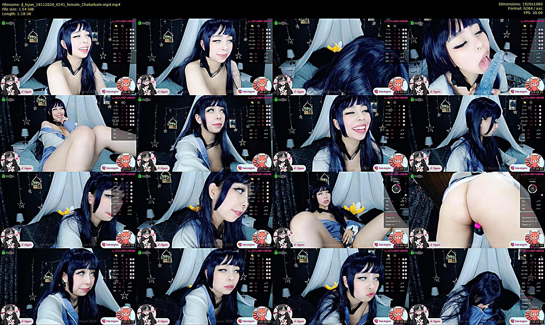 ji_hyun — 79 minute Chaturbate female cam show recording, 1080p, Nov 19, 2020