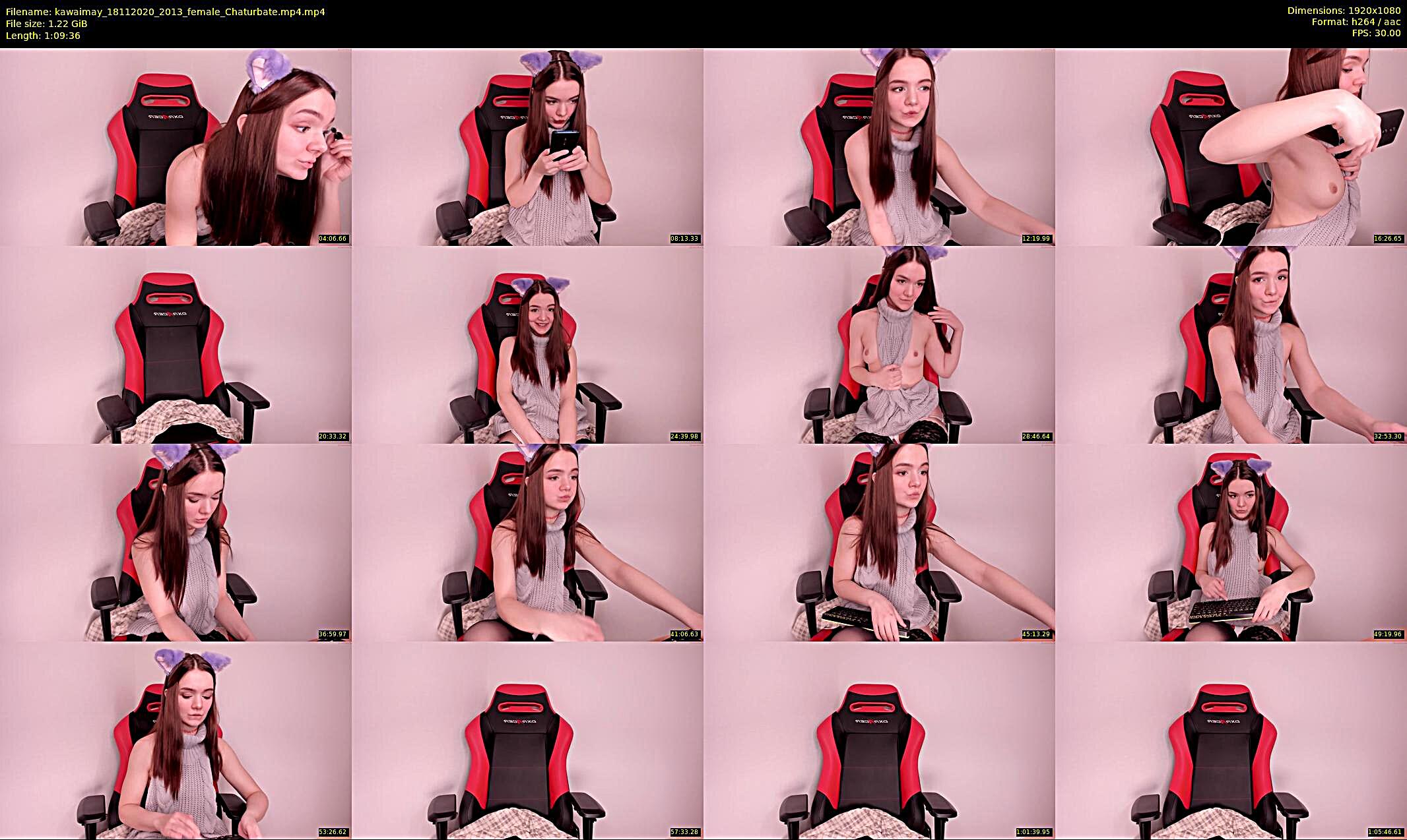 kawaimay — 70 minute Chaturbate female cam show recording, 1080p, Nov 18, 2020