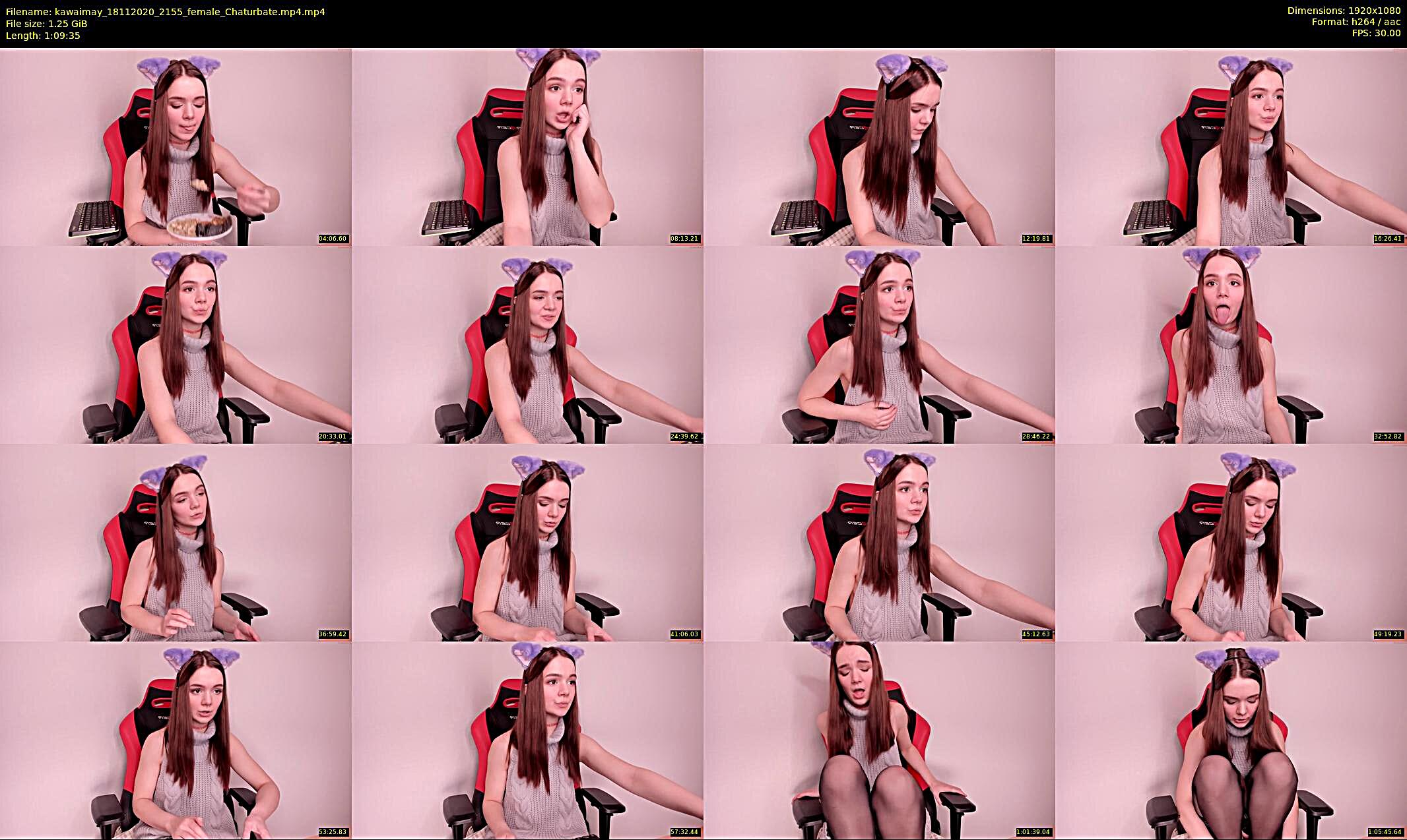 kawaimay — 70 minute Chaturbate female cam show recording, 1080p, Nov 18, 2020