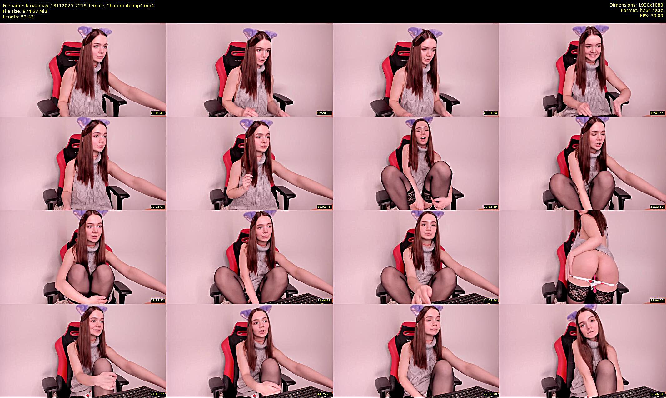 kawaimay — 21 minute Chaturbate female cam show recording, 1080p, Nov 18, 2020