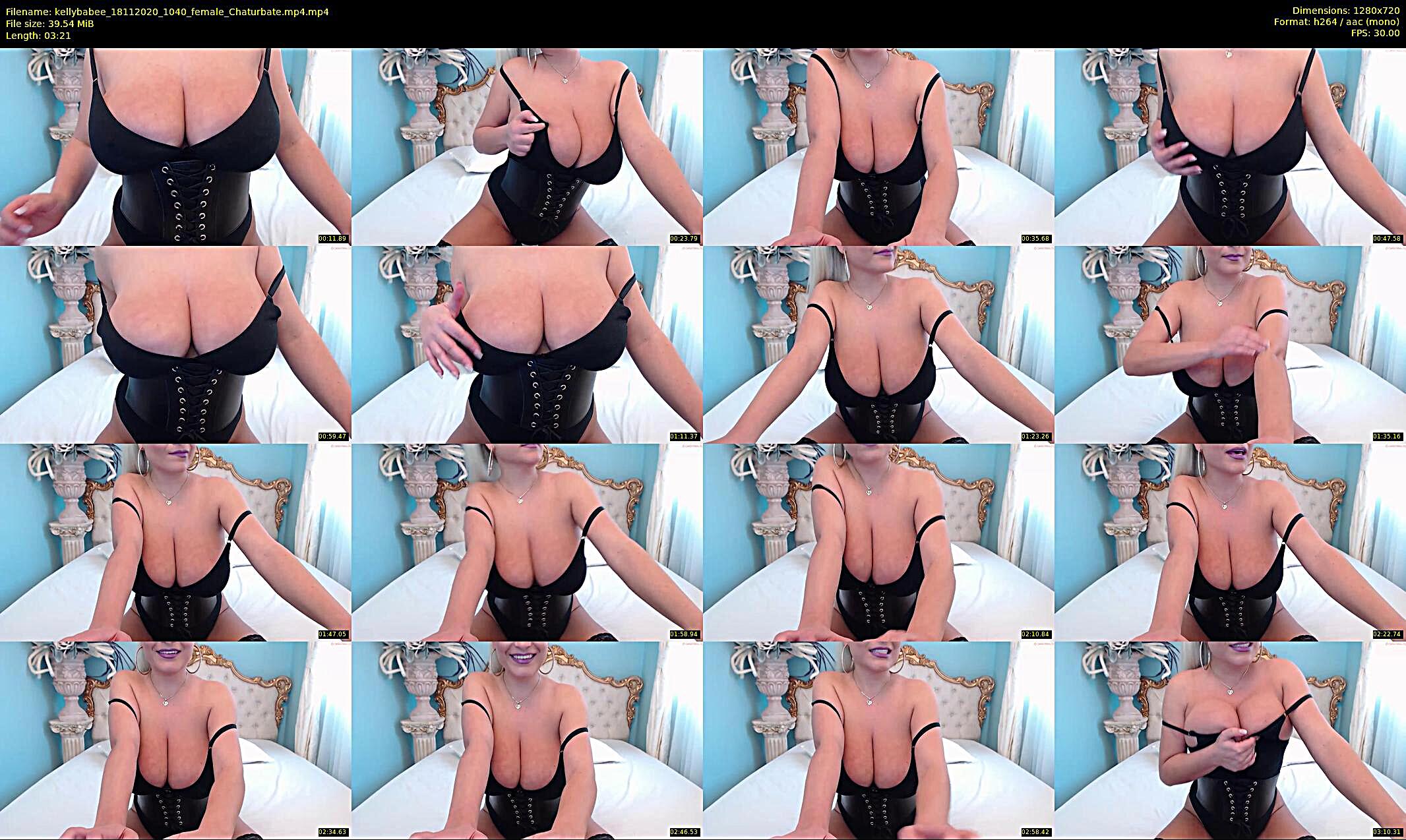 kellybabee — 4 minute Chaturbate female cam show recording, 720p, Nov 18, 2020