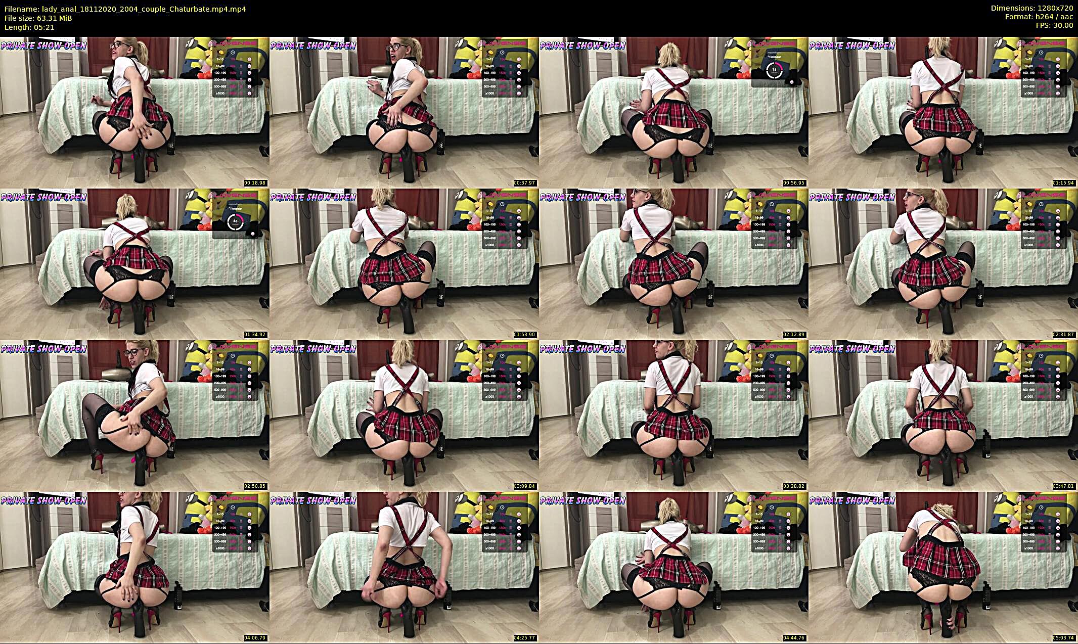 lady_anal — 6 minute Chaturbate female cam show recording, 720p, Nov 18, 2020