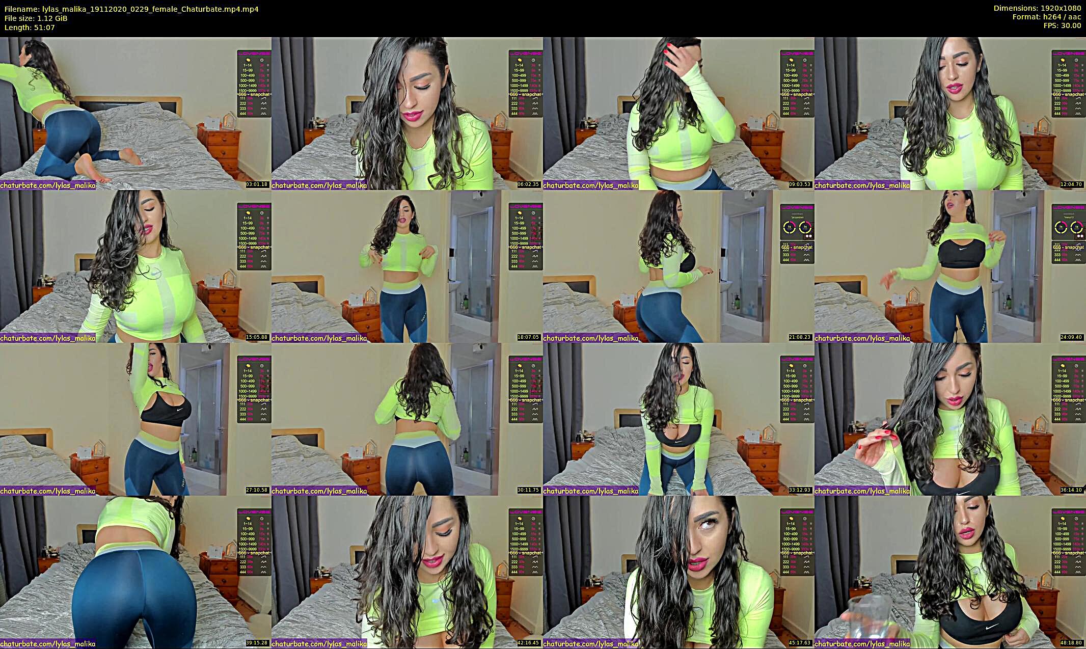 lylas_malika — 52 minute Chaturbate female cam show recording, 1080p, Nov 19, 2020