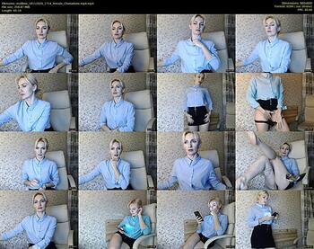 mallinia — 15 minute Chaturbate female cam show recording, 480p, Nov 18, 2020