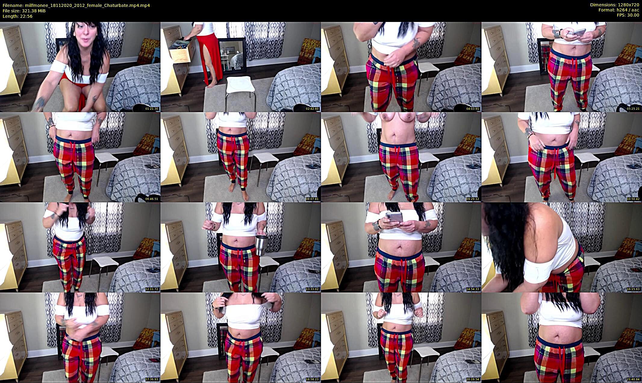 milfmonee — 54 minute Chaturbate female cam show recording, 720p, Nov 18, 2020