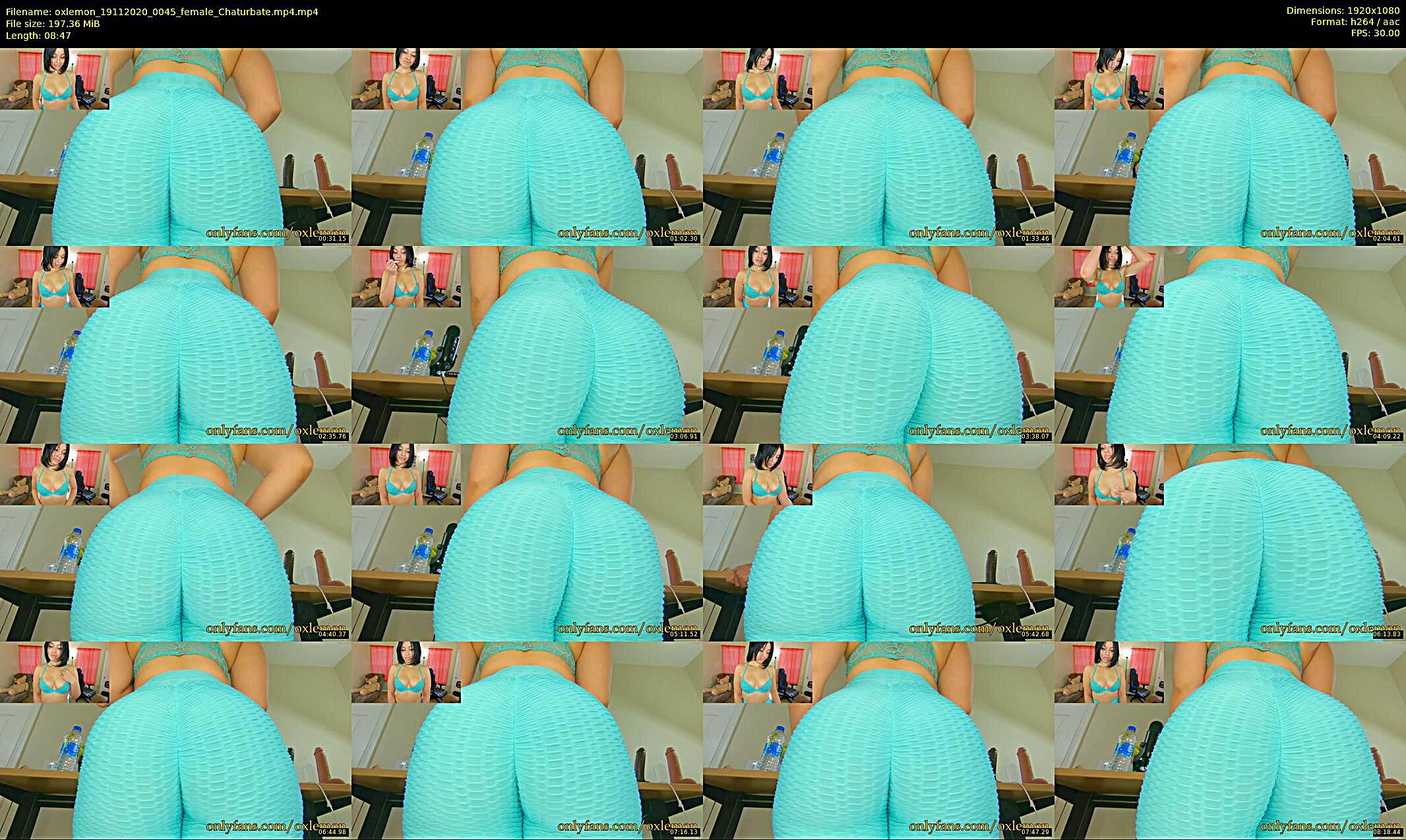 oxlemon — 9 minute Chaturbate female cam show recording, 1080p, Nov 19, 2020