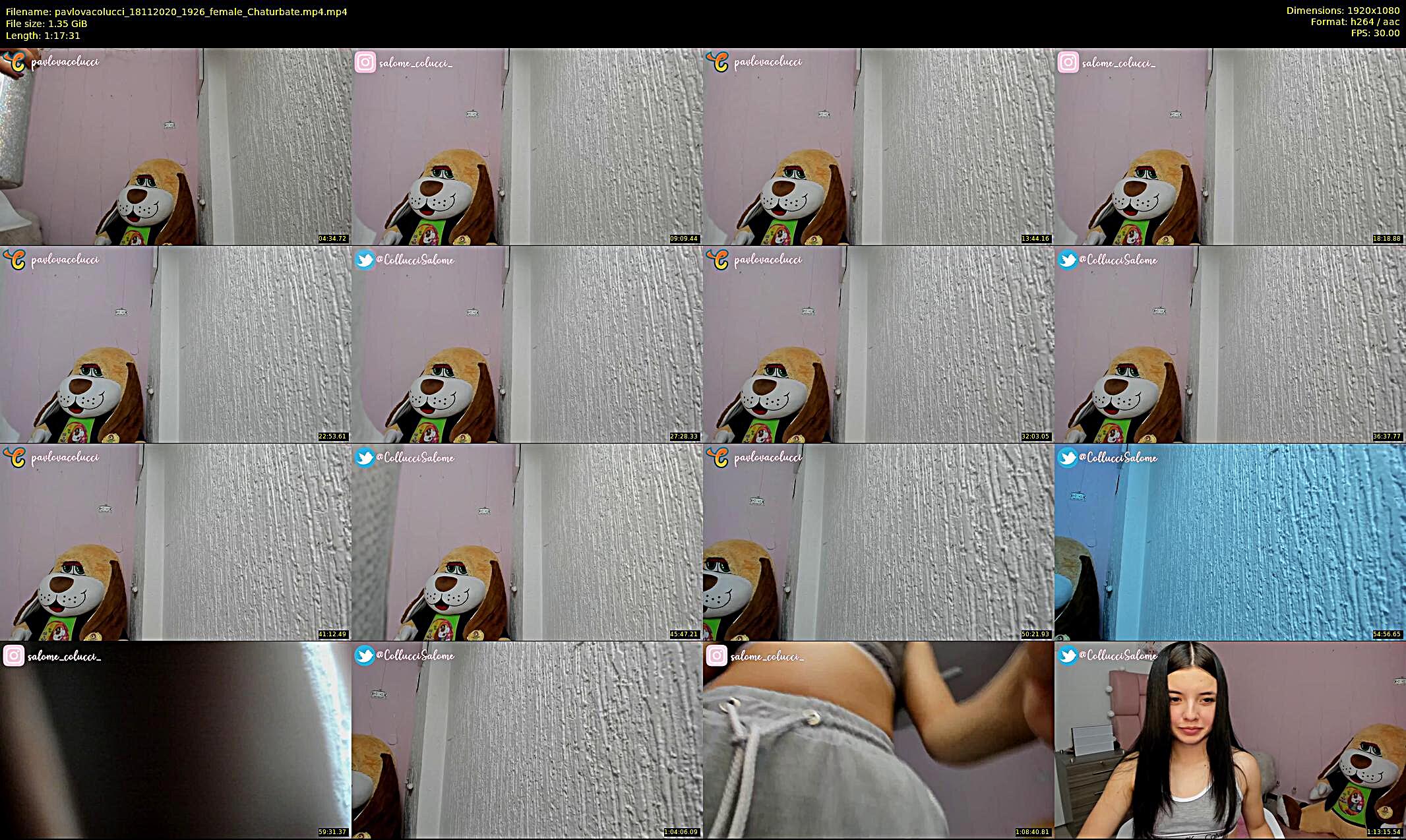 pavlovacolucci — 78 minute Chaturbate female cam show recording, 1080p, Nov 18, 2020