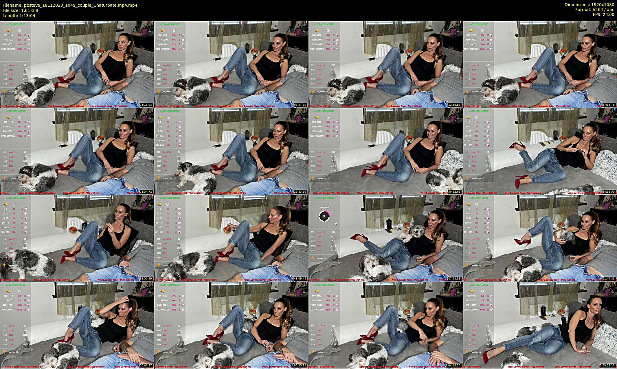 pbsteve — 74 minute Chaturbate couple cam show recording, 1080p, Nov 18, 2020