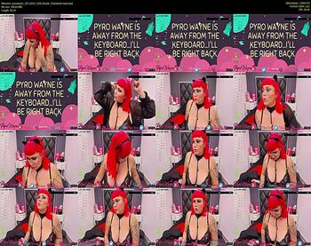 pyrowayne — 59 minute Chaturbate female cam show recording, 720p, Nov 18, 2020