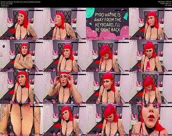 pyrowayne — 59 minute Chaturbate female cam show recording, 720p, Nov 19, 2020