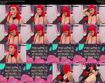 pyrowayne — 8 minute Chaturbate female cam show recording, 720p, Nov 19, 2020