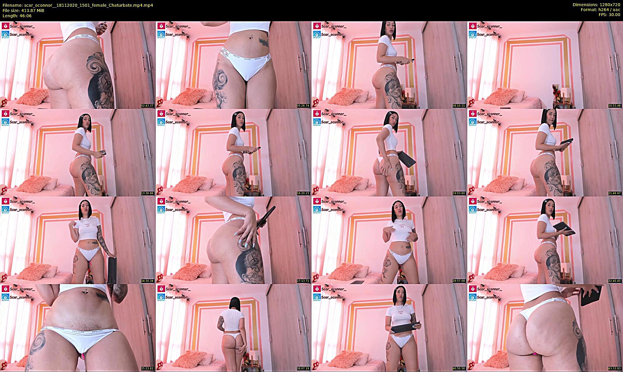 scar_oconnor_ — 47 minute Chaturbate female cam show recording, 720p, Nov 18, 2020