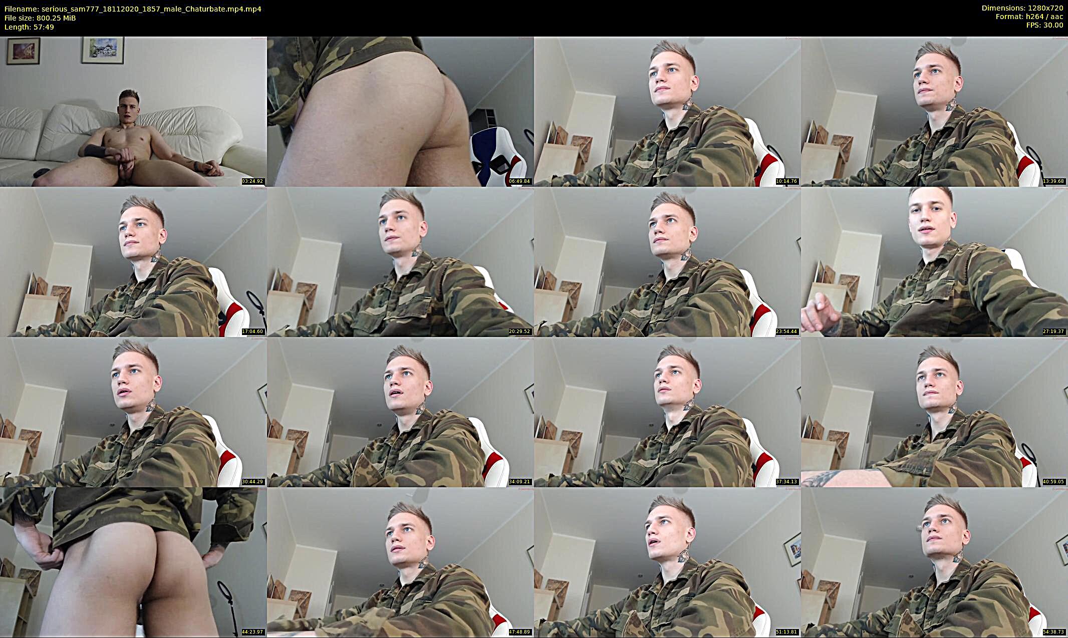 serious_sam777 — 58 minute Chaturbate male cam show recording, 720p, Nov 18, 2020