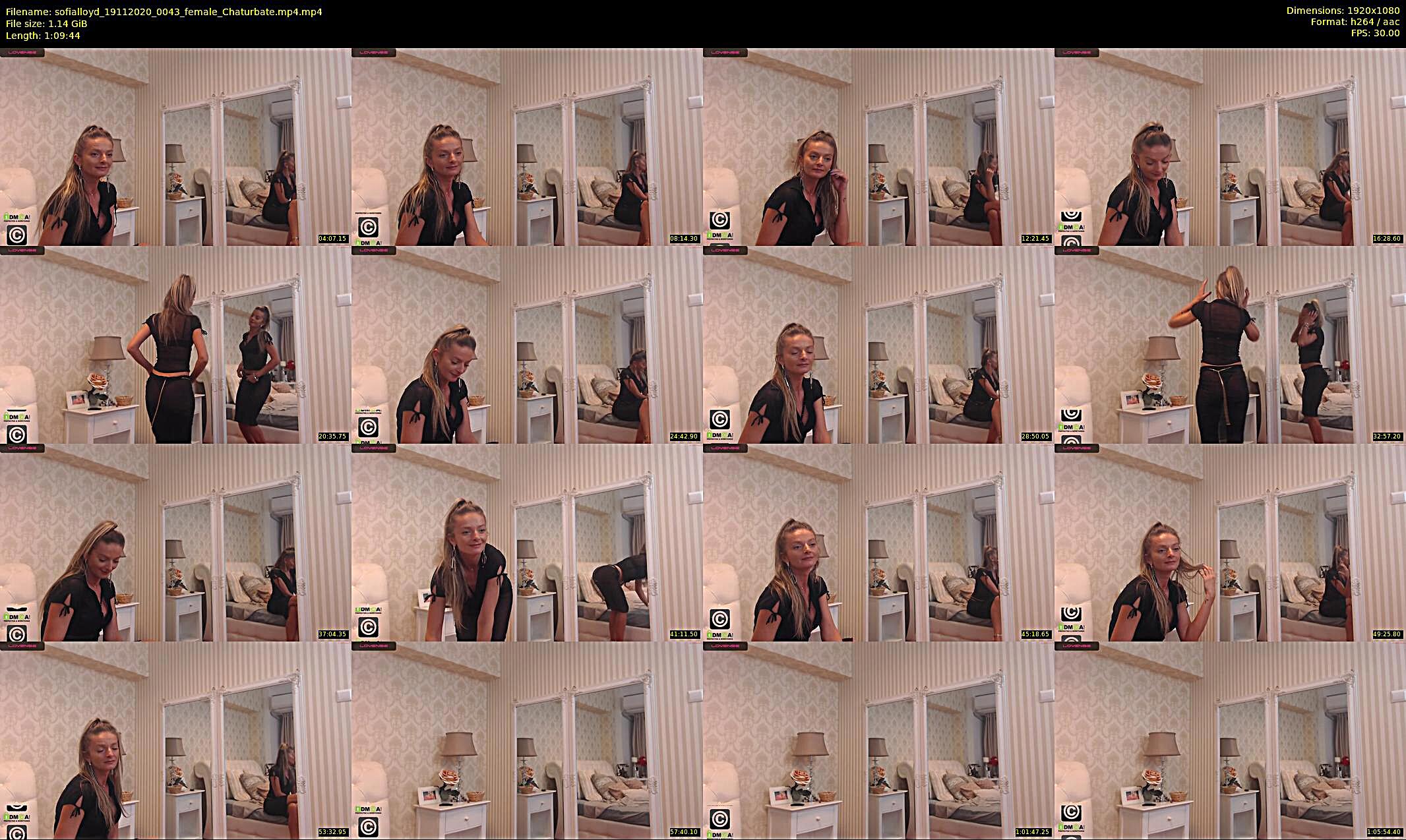 sofialloyd — 70 minute Chaturbate female cam show recording, 1080p, Nov 19, 2020