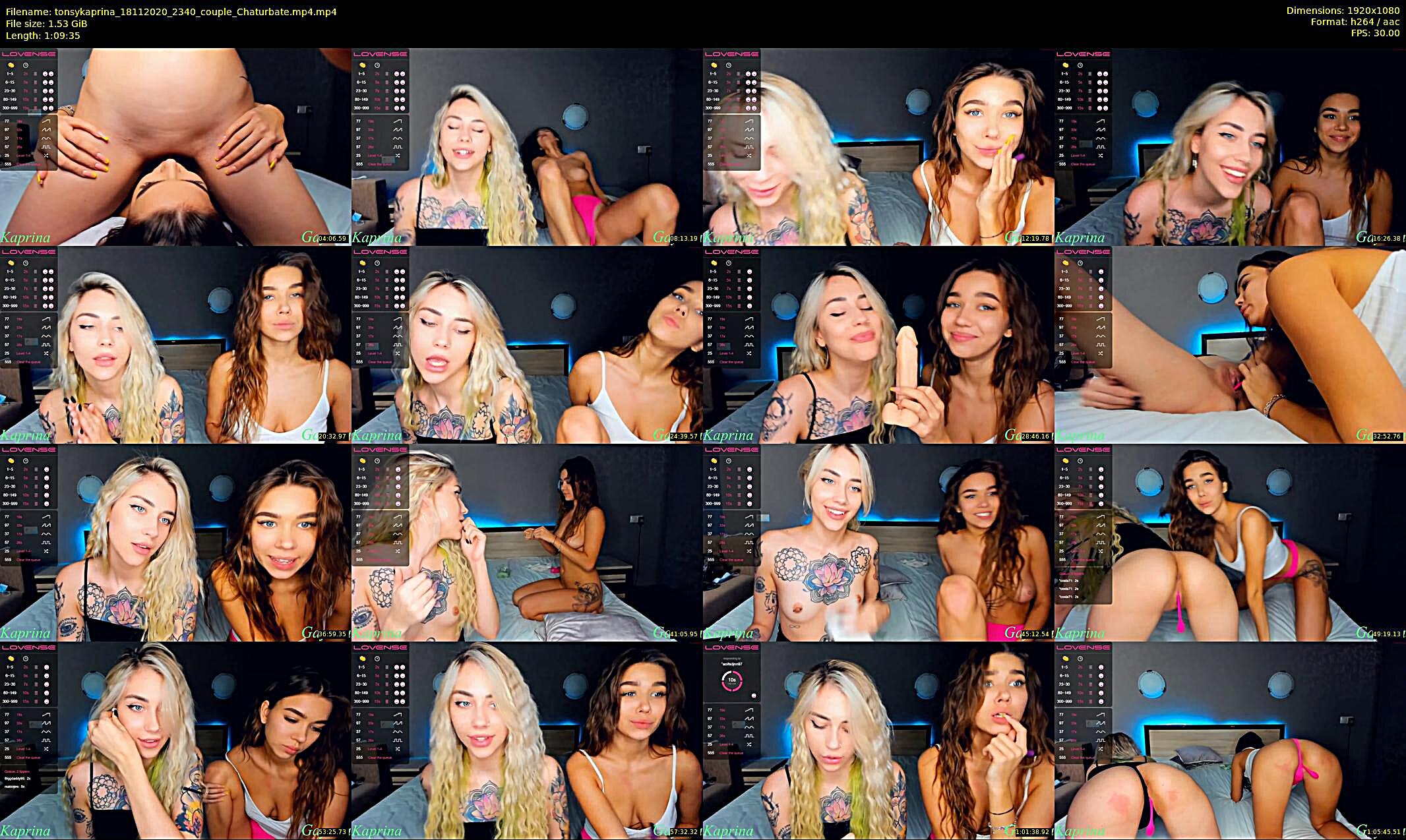 tonsykaprina — 70 minute Chaturbate couple cam show recording, 1080p, Nov 18, 2020