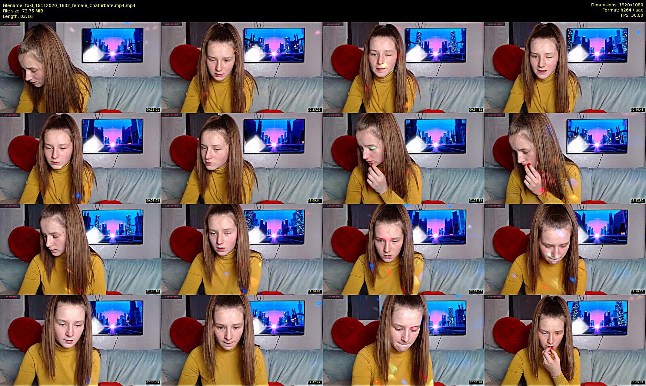 toxl — 4 minute Chaturbate female cam show recording, 1080p, Nov 18, 2020