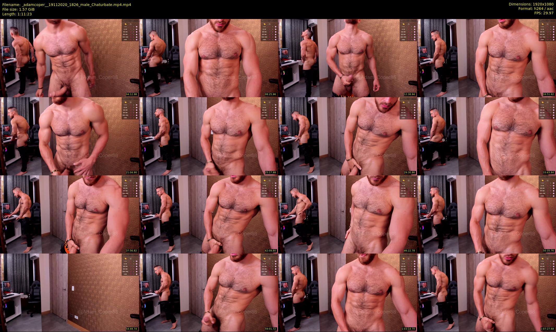 _adamcoper_ — 72 minute Chaturbate male cam show recording, 1080p, Nov 19, 2020
