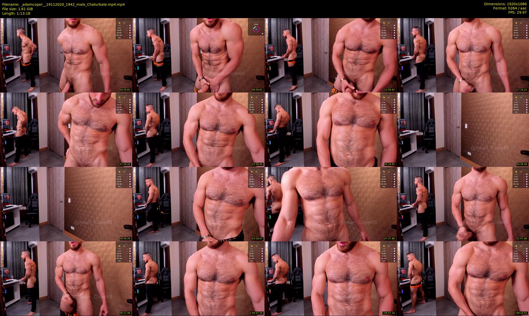 _adamcoper_ — 74 minute Chaturbate male cam show recording, 1080p, Nov 19, 2020