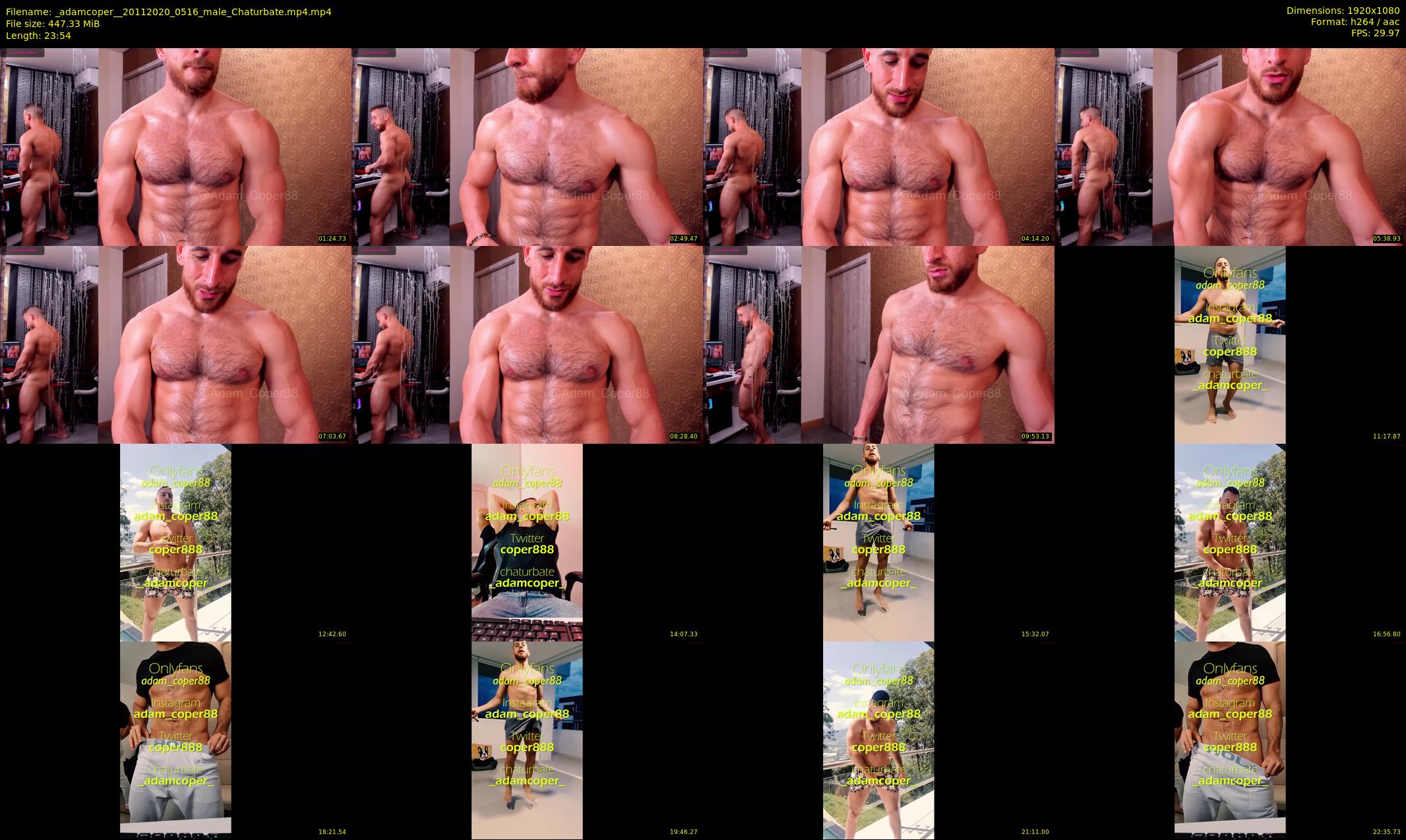 _adamcoper_ — 24 minute Chaturbate male cam show recording, 1080p, Nov 20, 2020