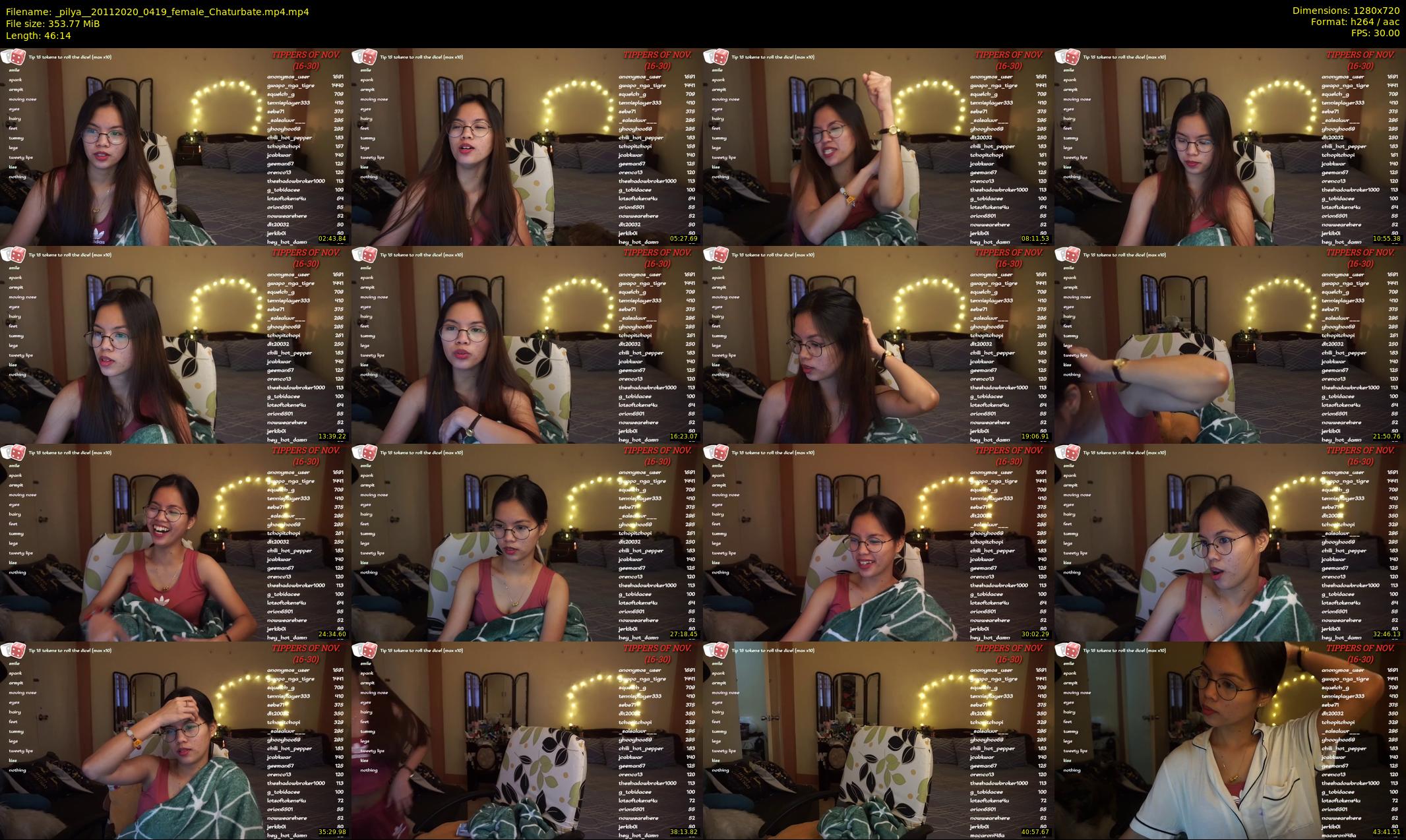 _pilya_ — 47 minute Chaturbate female cam show recording, 720p, Nov 20, 2020