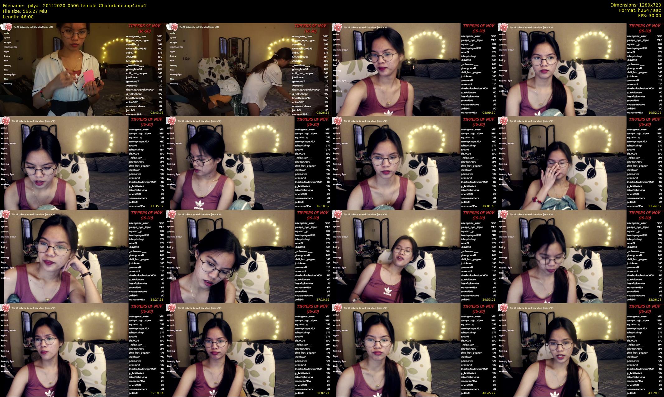 _pilya_ — 46 minute Chaturbate female cam show recording, 720p, Nov 20, 2020