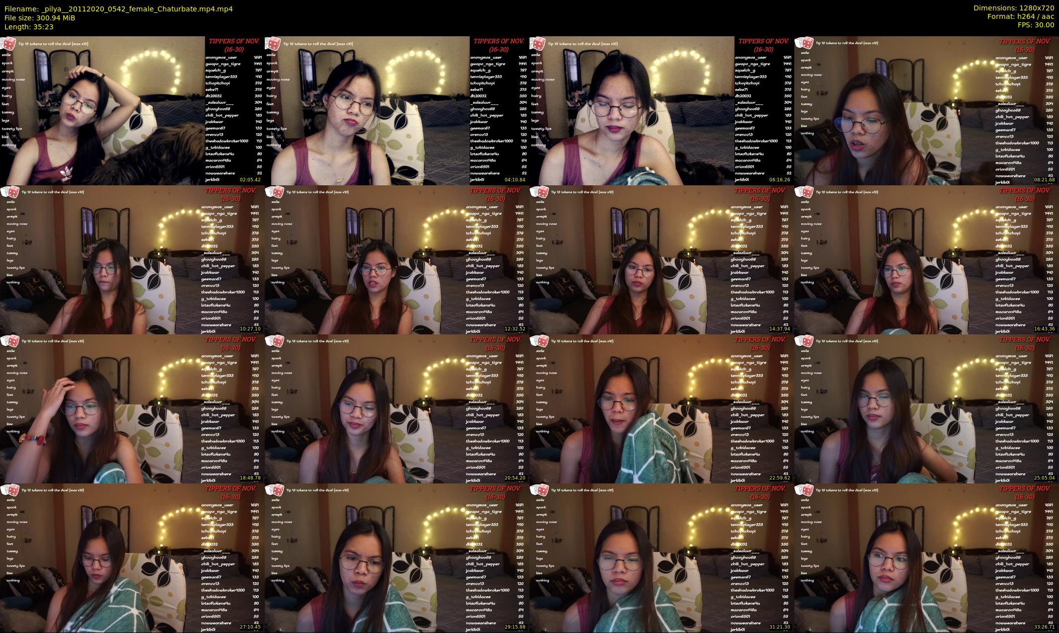 _pilya_ — 36 minute Chaturbate female cam show recording, 720p, Nov 20, 2020