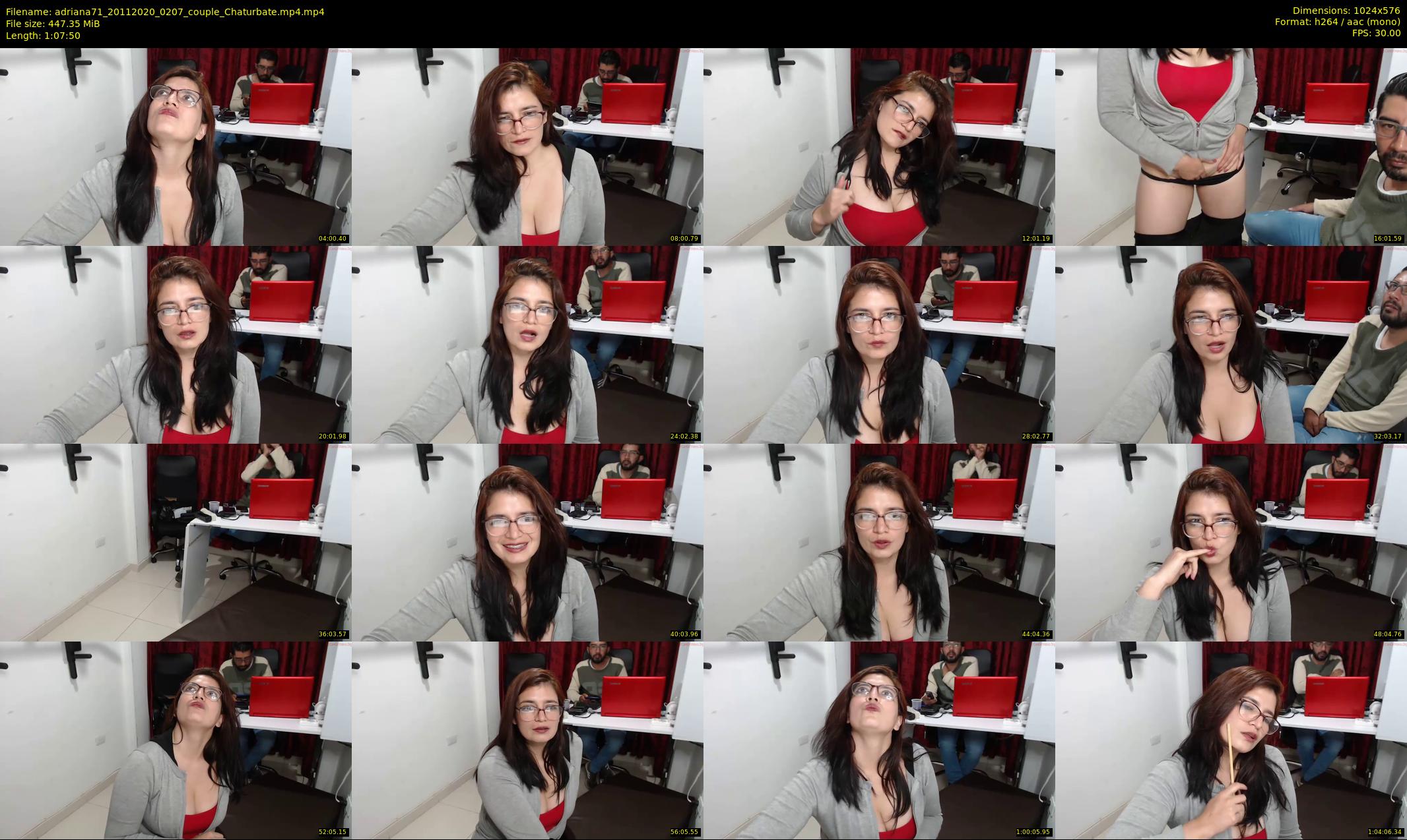 adriana71 — 68 minute Chaturbate couple cam show recording, 480p, Nov 20, 2020
