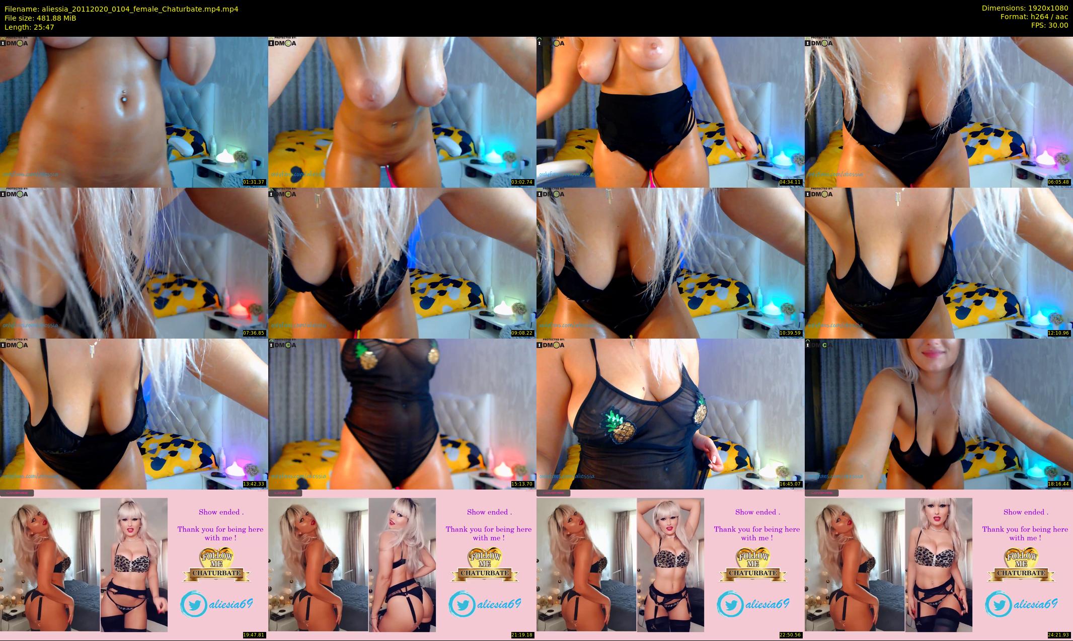 aliessia — 26 minute Chaturbate female cam show recording, 1080p, Nov 20, 2020