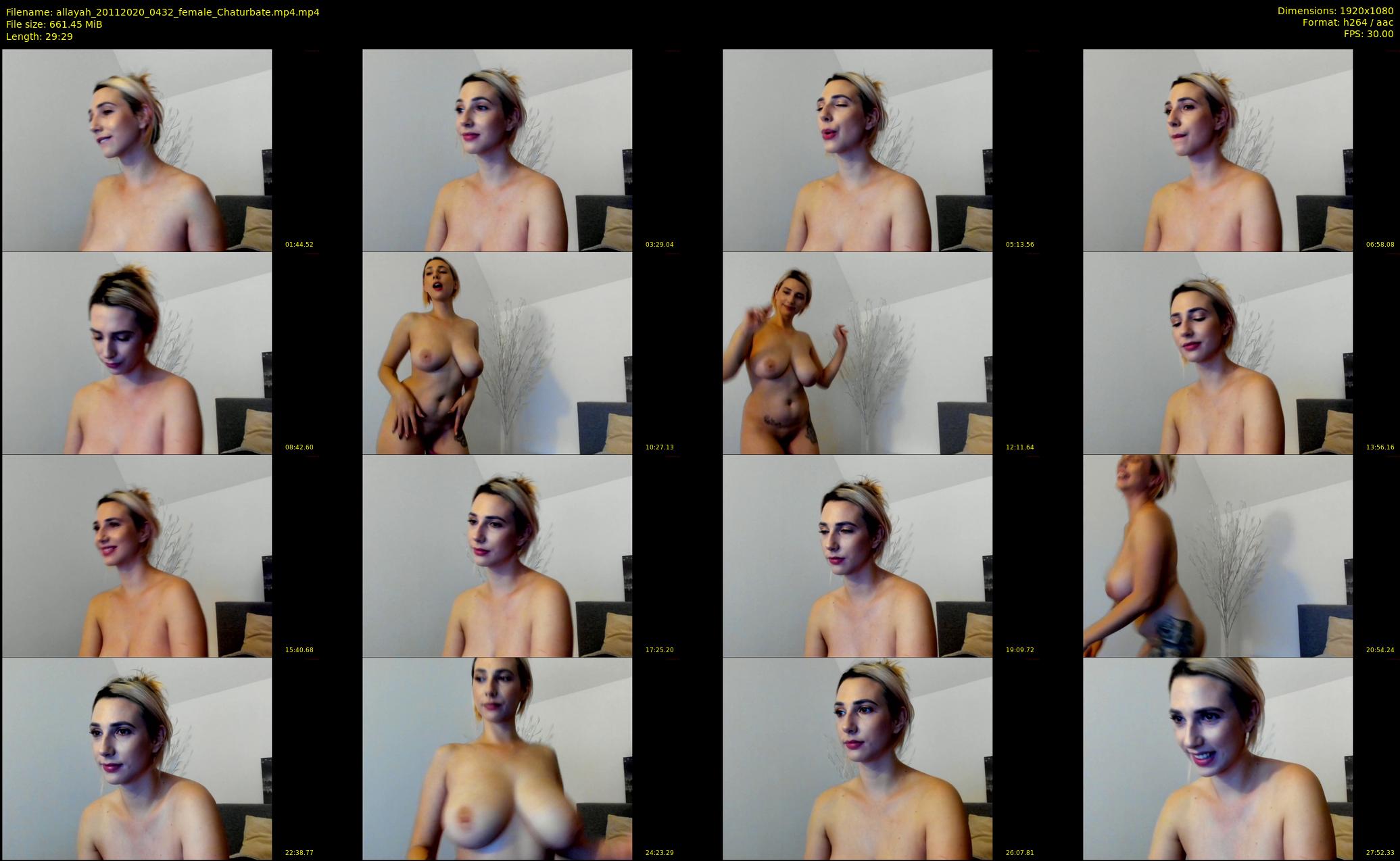 allayah — 30 minute Chaturbate female cam show recording, 1080p, Nov 20, 2020