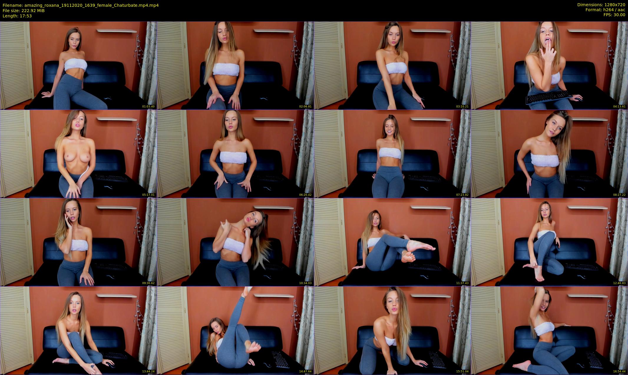 amazing_roxana — 18 minute Chaturbate female cam show recording, 720p, Nov 19, 2020