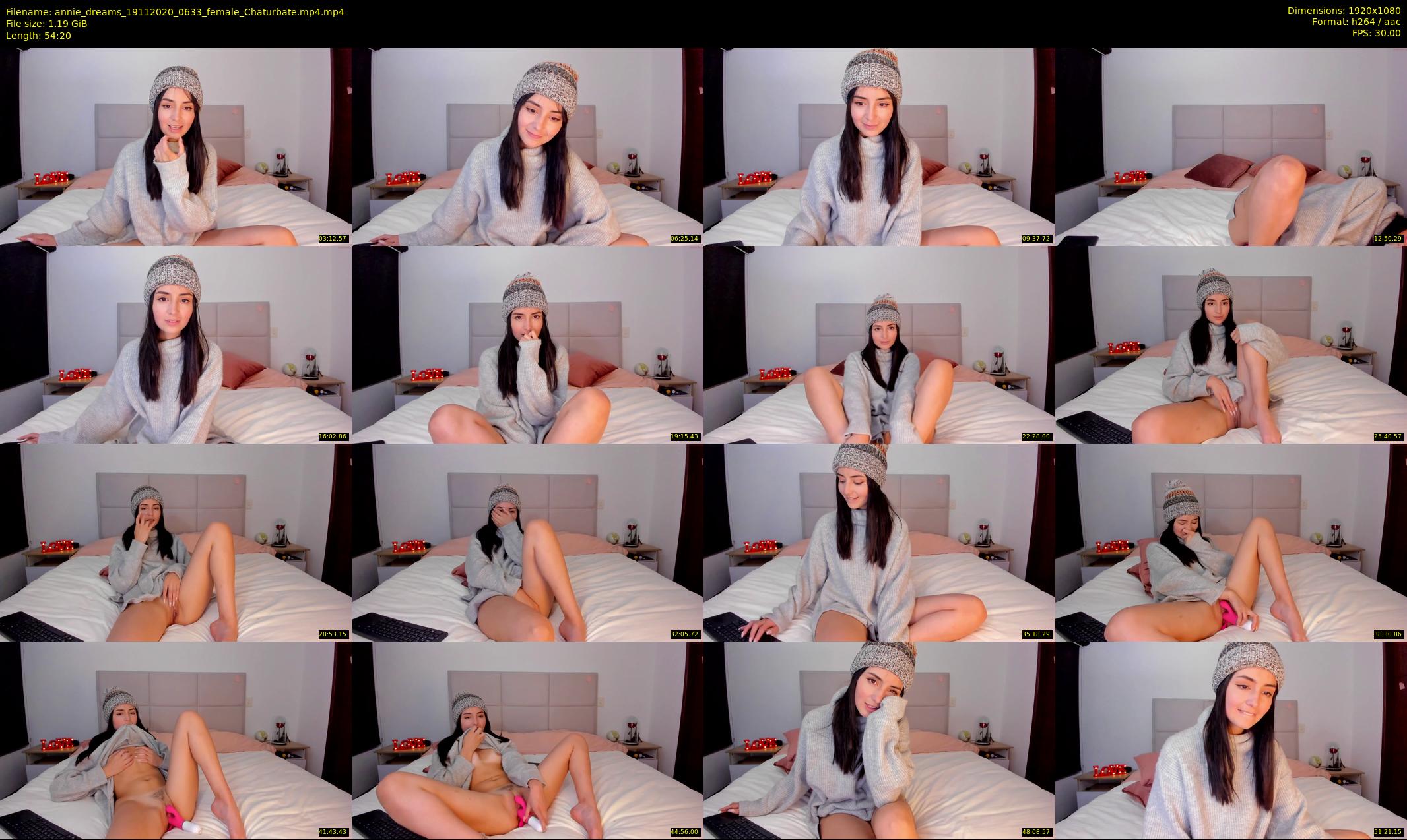 annie_dreams — 55 minute Chaturbate female cam show recording, 1080p, Nov 19, 2020