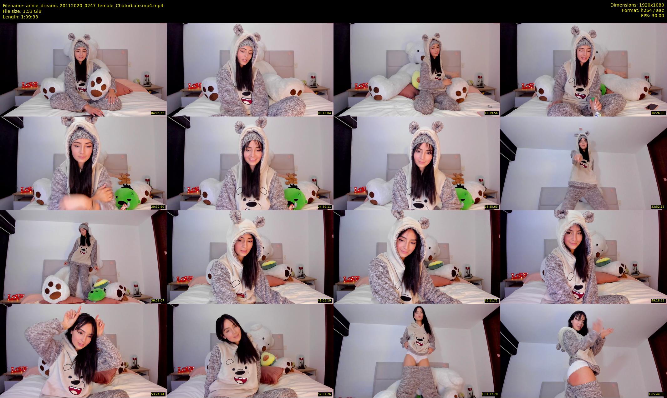 annie_dreams — 70 minute Chaturbate female cam show recording, 1080p, Nov 20, 2020