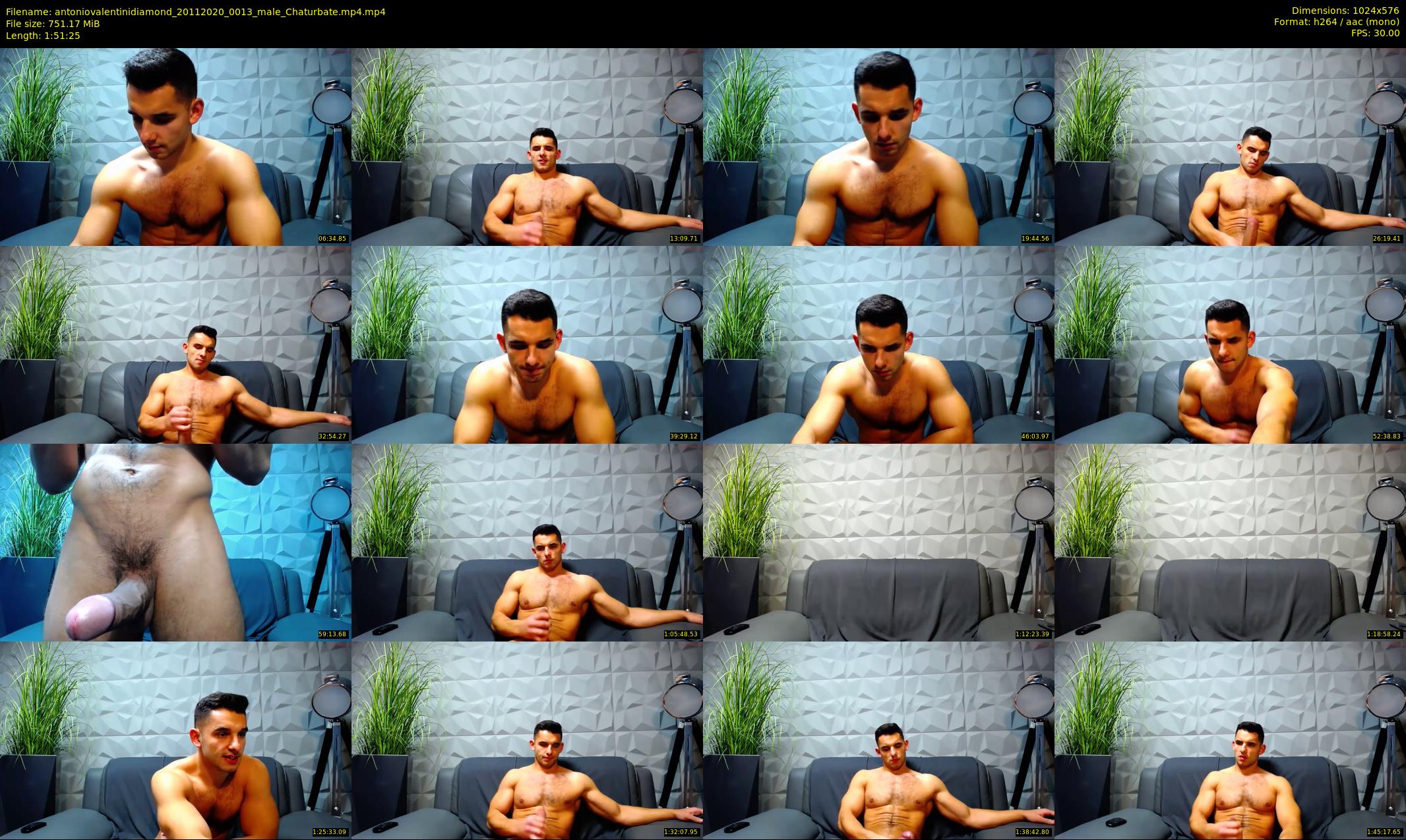 antoniovalentinidiamond — 112 minute Chaturbate male cam show recording, 480p, Nov 20, 2020