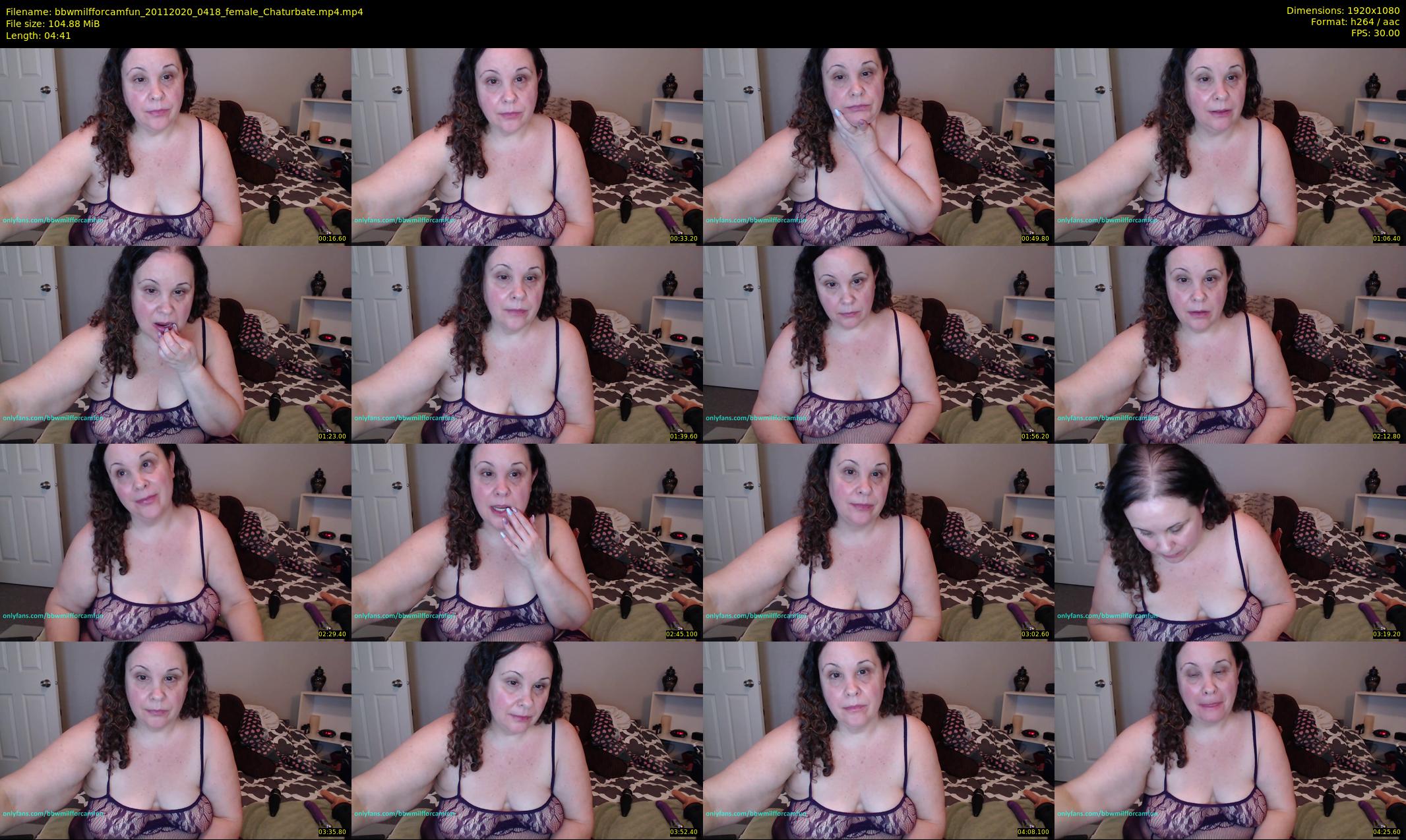 bbwmilfforcamfun — 5 minute Chaturbate female cam show recording, 1080p, Nov 20, 2020