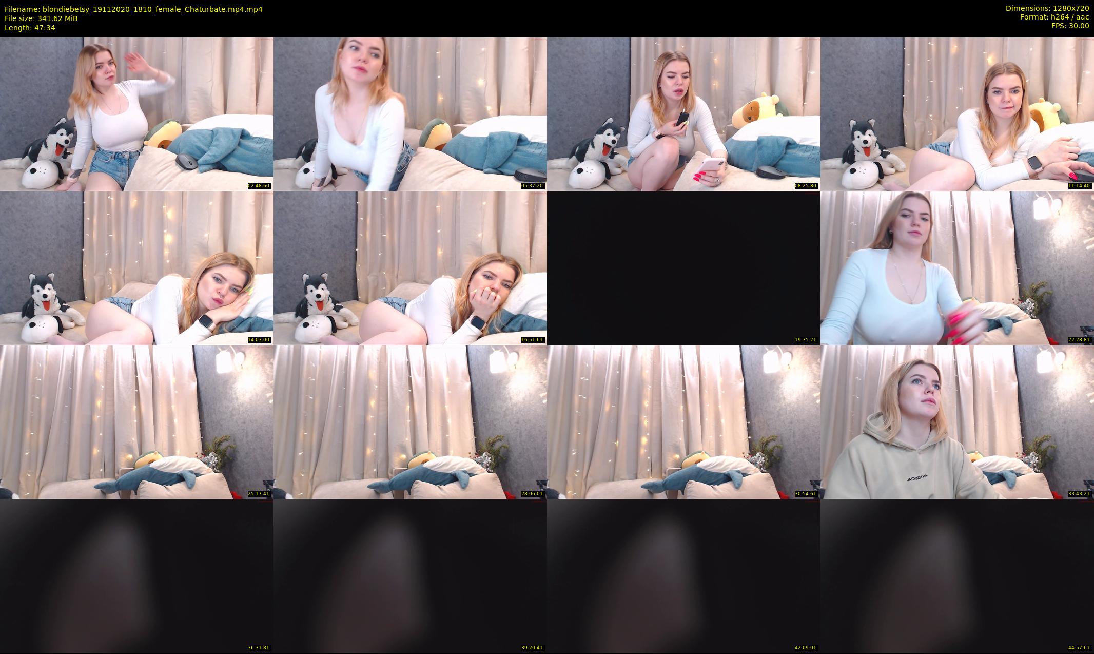 blondiebetsy — 48 minute Chaturbate female cam show recording, 720p, Nov 19, 2020