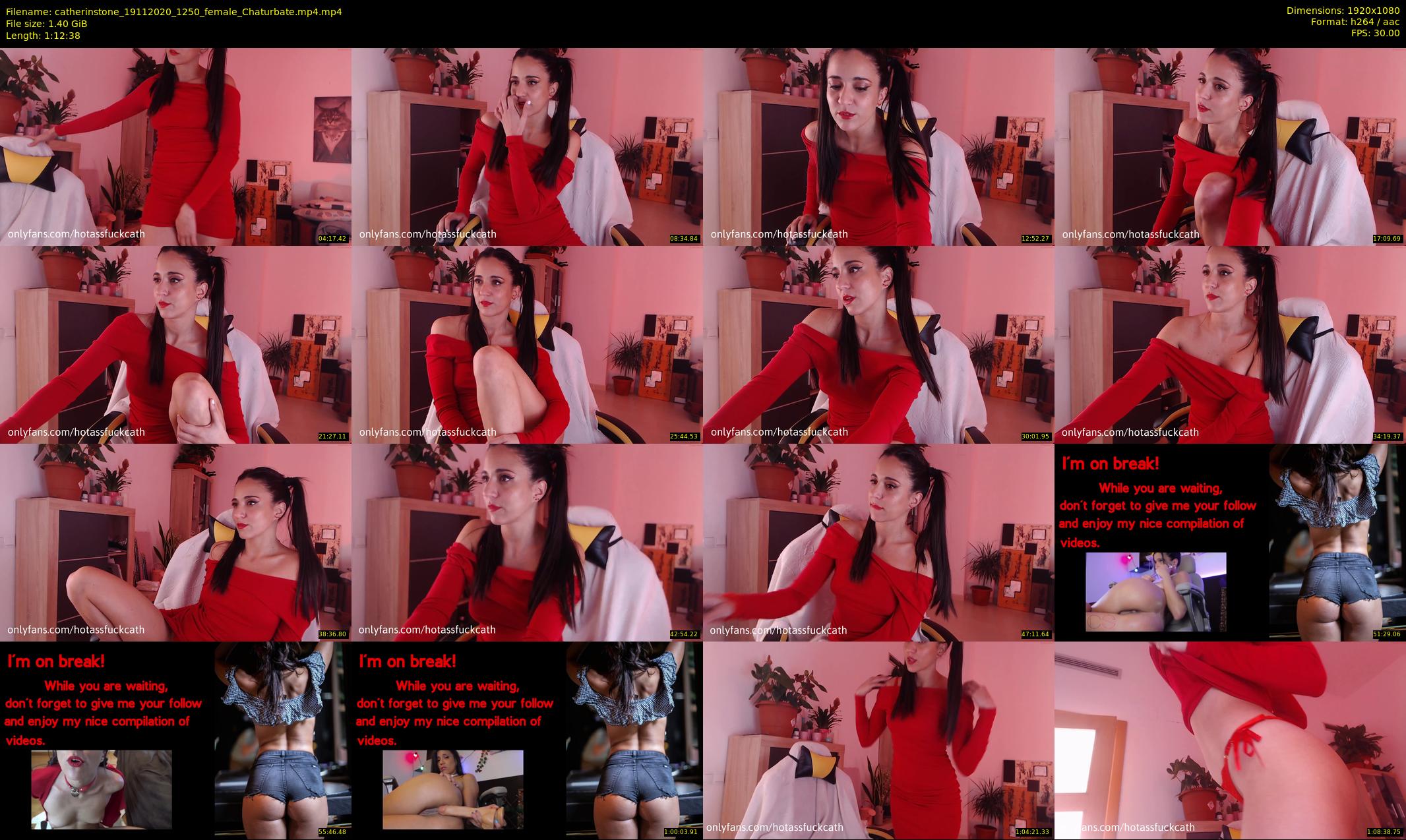 catherinstone — 73 minute Chaturbate female cam show recording, 1080p, Nov 19, 2020
