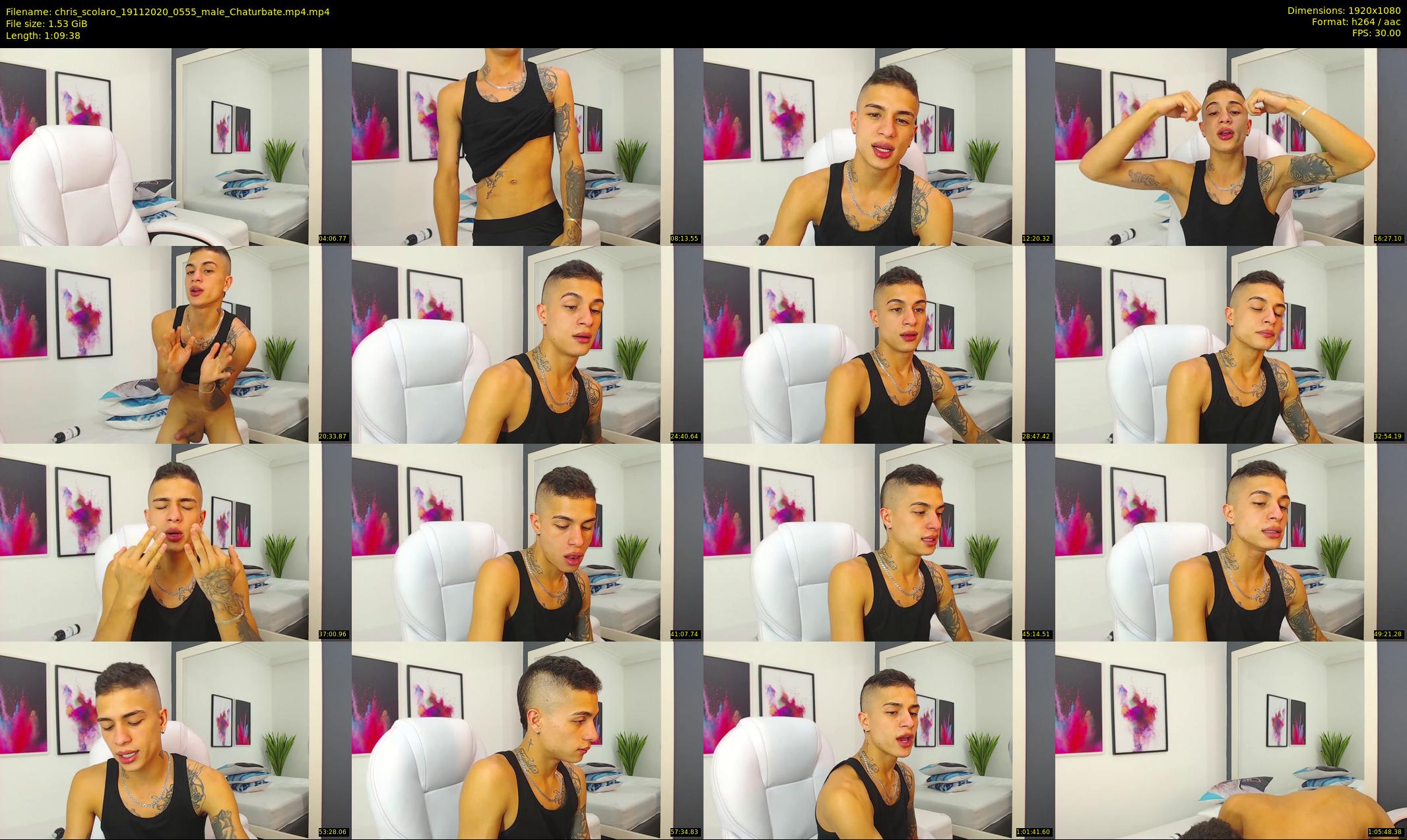 chris_scolaro — 70 minute Chaturbate male cam show recording, 1080p, Nov 19, 2020