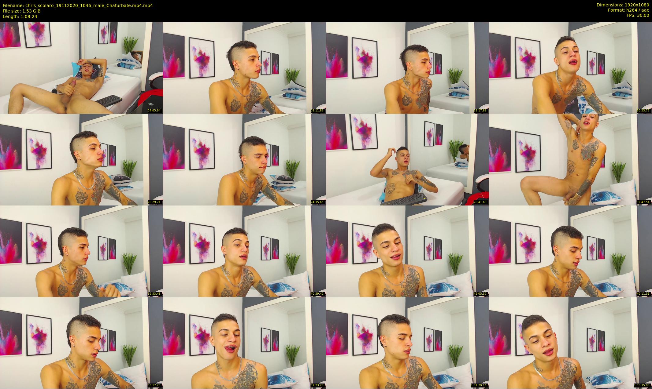 chris_scolaro — 70 minute Chaturbate male cam show recording, 1080p, Nov 19, 2020