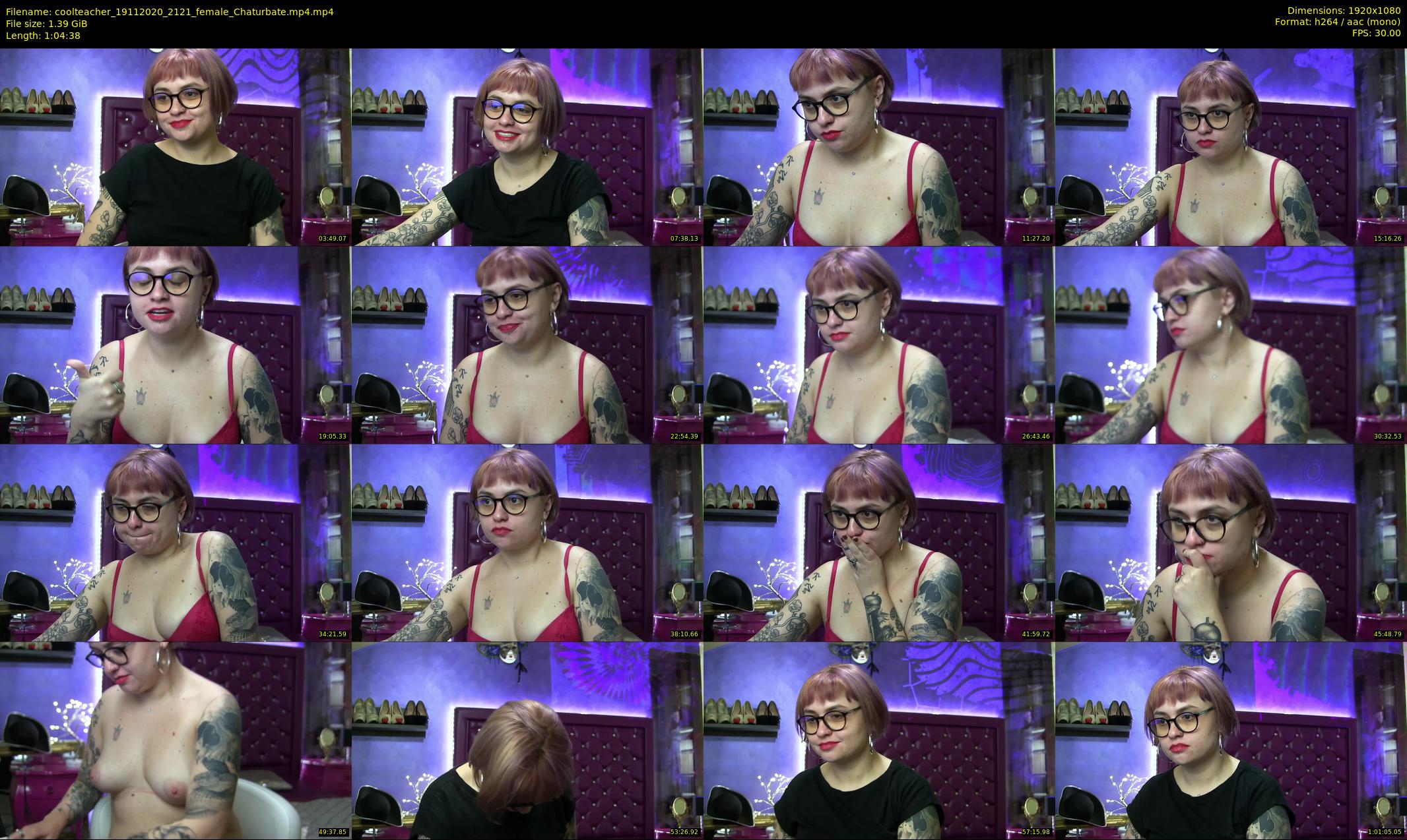 coolteacher — 65 minute Chaturbate female cam show recording, 1080p, Nov 19, 2020