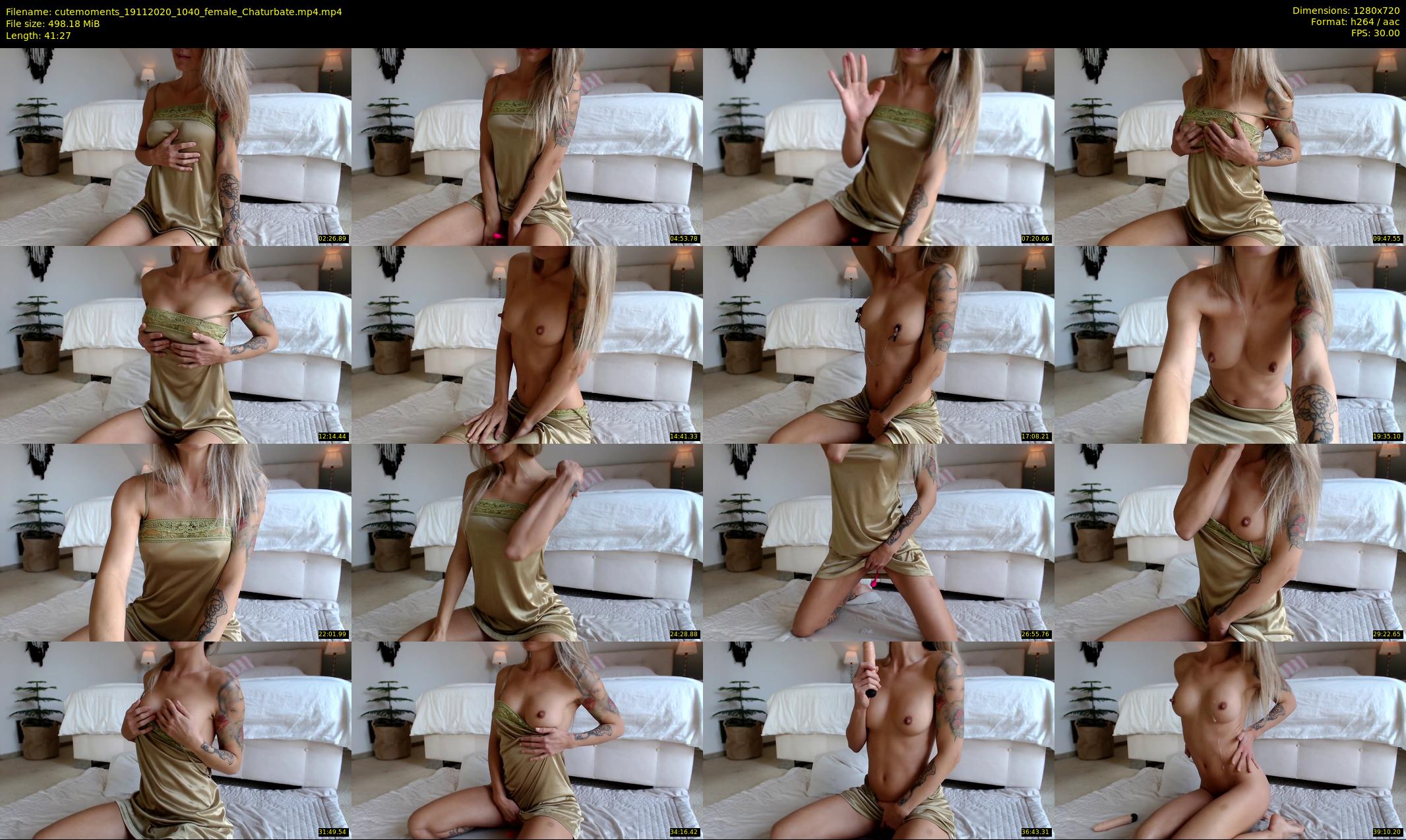 cutemoments — 42 minute Chaturbate female cam show recording, 720p, Nov 19, 2020