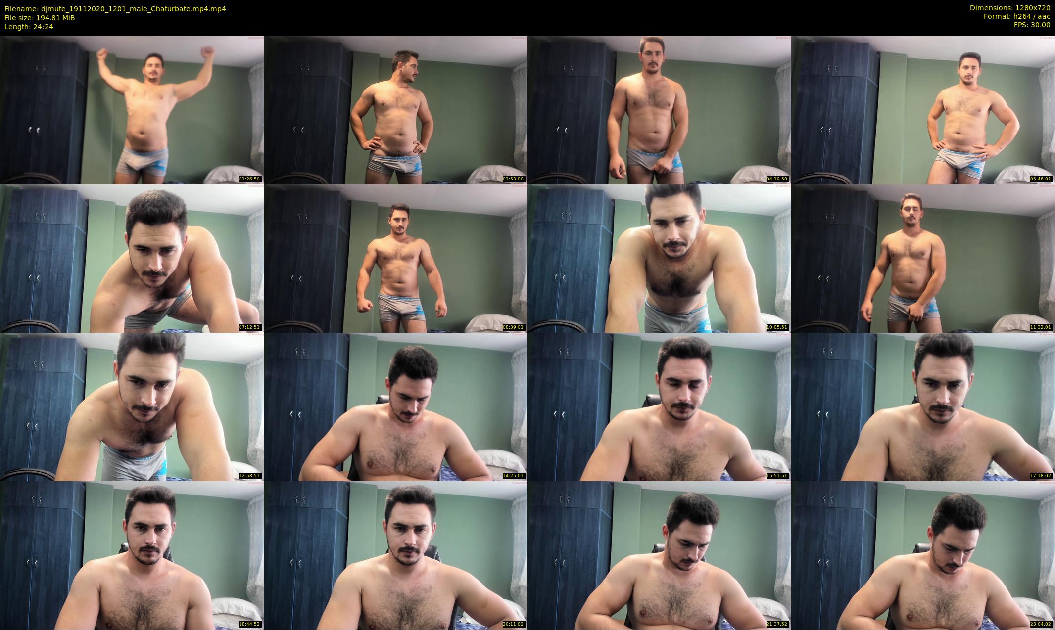 djmute — 25 minute Chaturbate male cam show recording, 720p, Nov 19, 2020