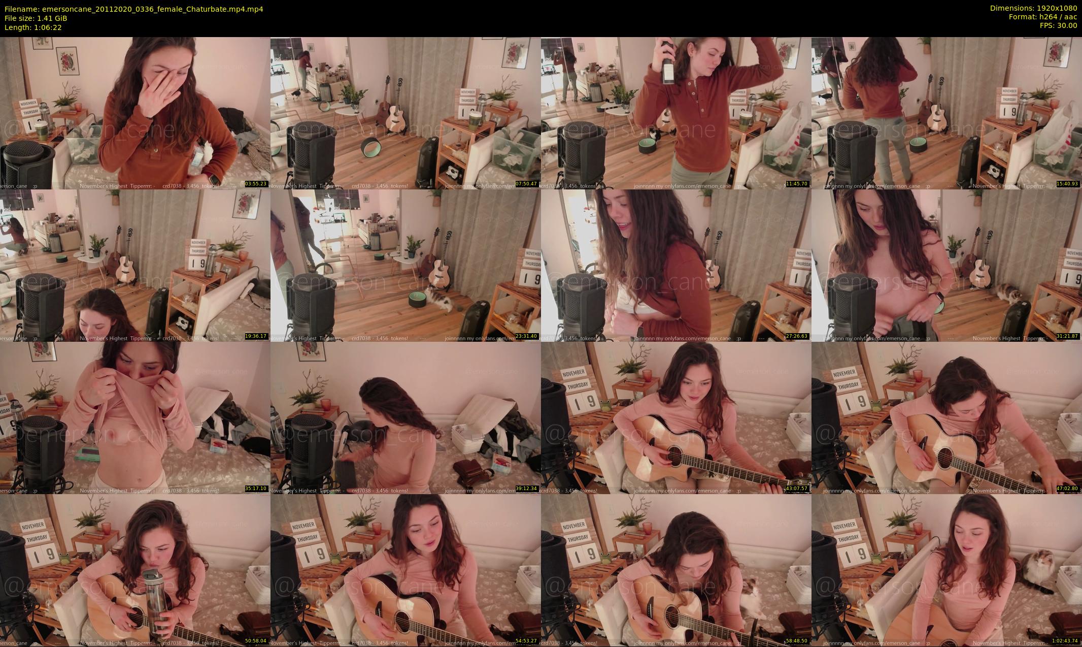 emersoncane — 67 minute Chaturbate female cam show recording, 1080p, Nov 20, 2020