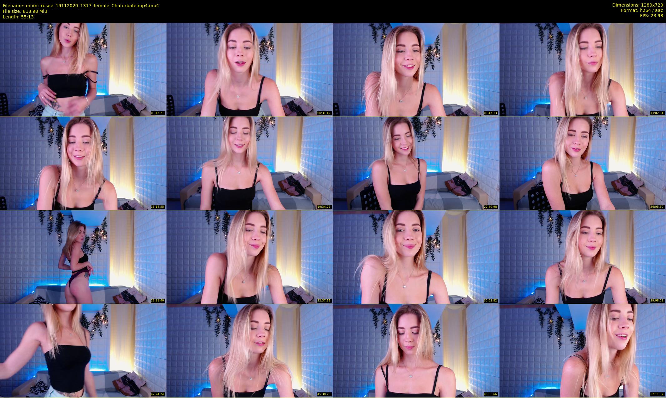emmi_rosee — 56 minute Chaturbate female cam show recording, 720p, Nov 19, 2020